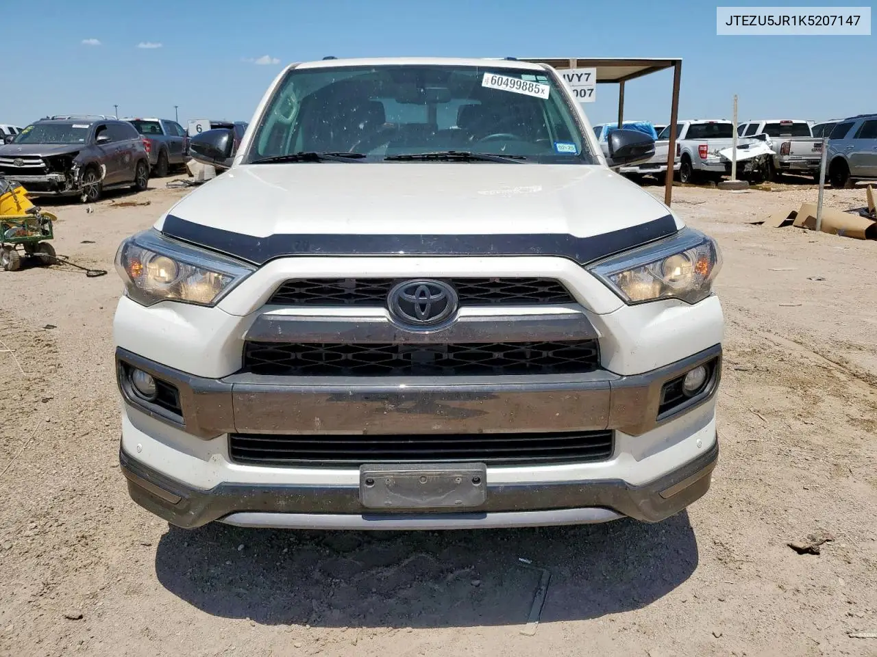 2019 Toyota 4Runner Sr5 VIN: JTEZU5JR1K5207147 Lot: 60499885