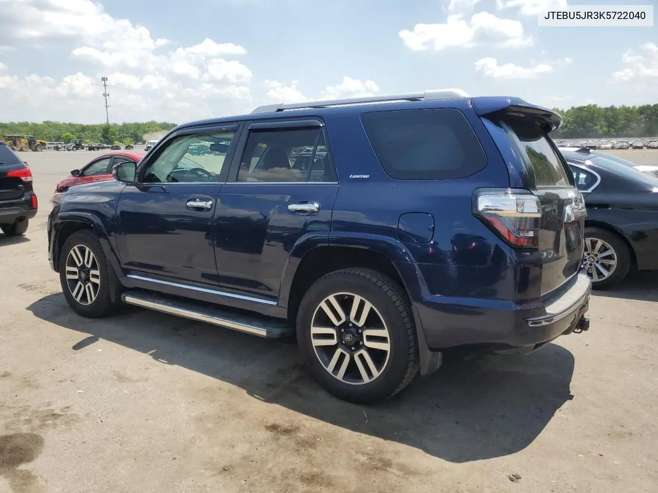 2019 Toyota 4Runner Sr5/Sr5 Premium VIN: JTEBU5JR3K5722040 Lot: 62293545