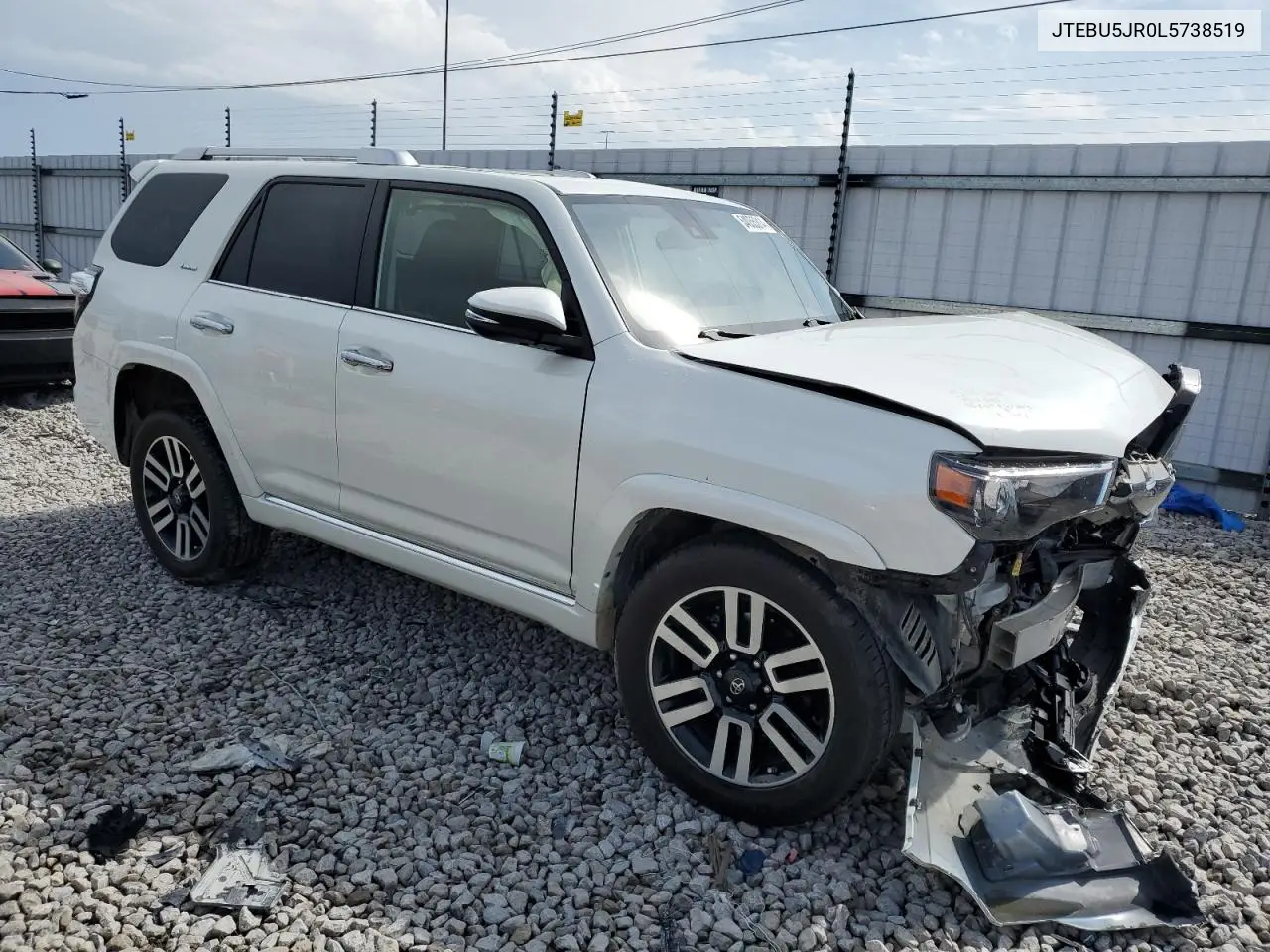 2020 Toyota 4Runner Sr5/Sr5 Premium VIN: JTEBU5JR0L5738519 Lot: 54055314