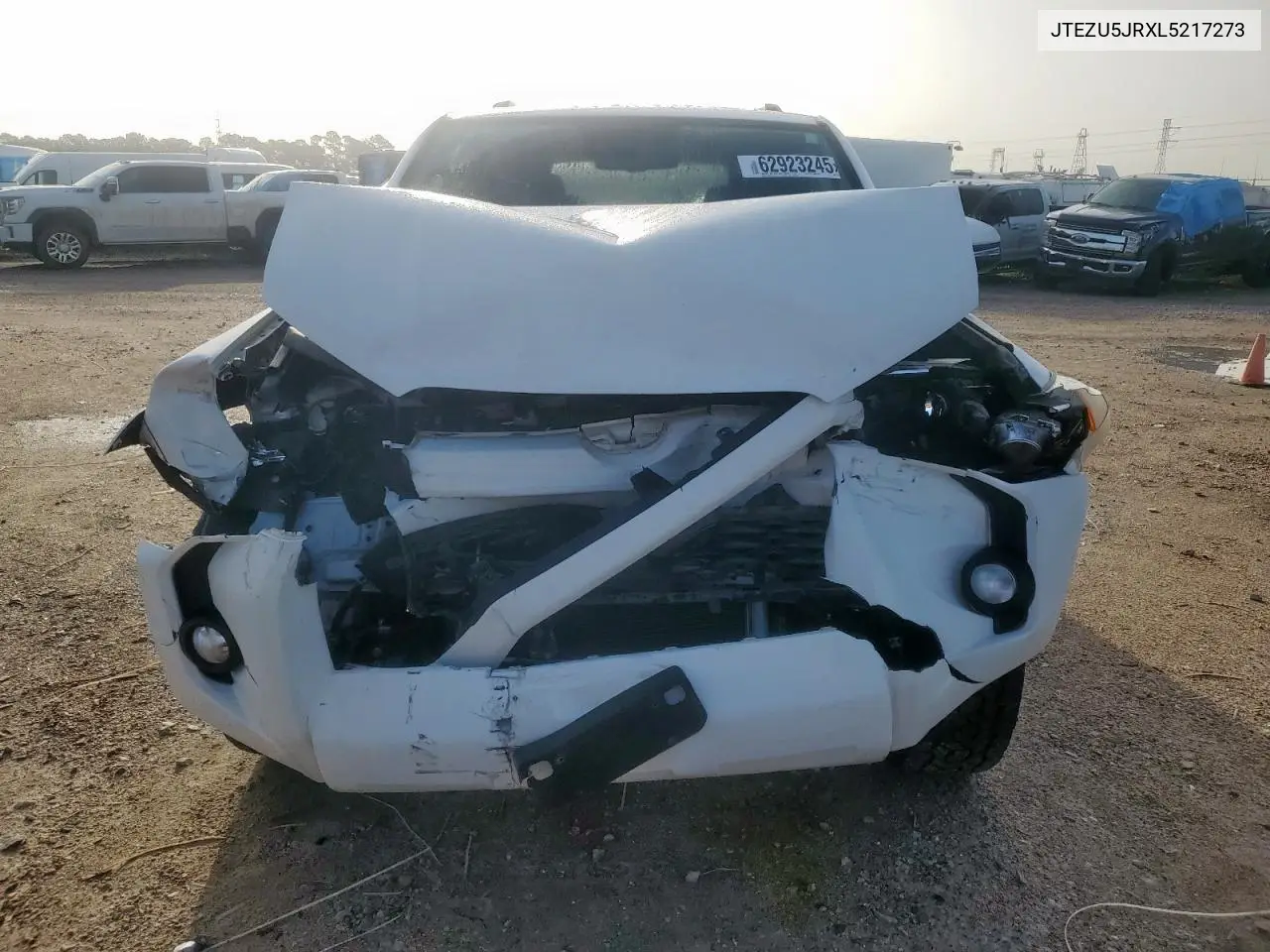 2020 Toyota 4Runner Sr5 VIN: JTEZU5JRXL5217273 Lot: 62923245