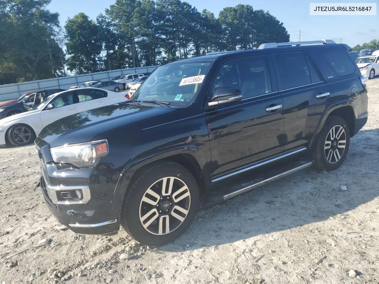 2020 Toyota 4Runner Sr5 VIN: JTEZU5JR6L5216847 Lot: 63123805