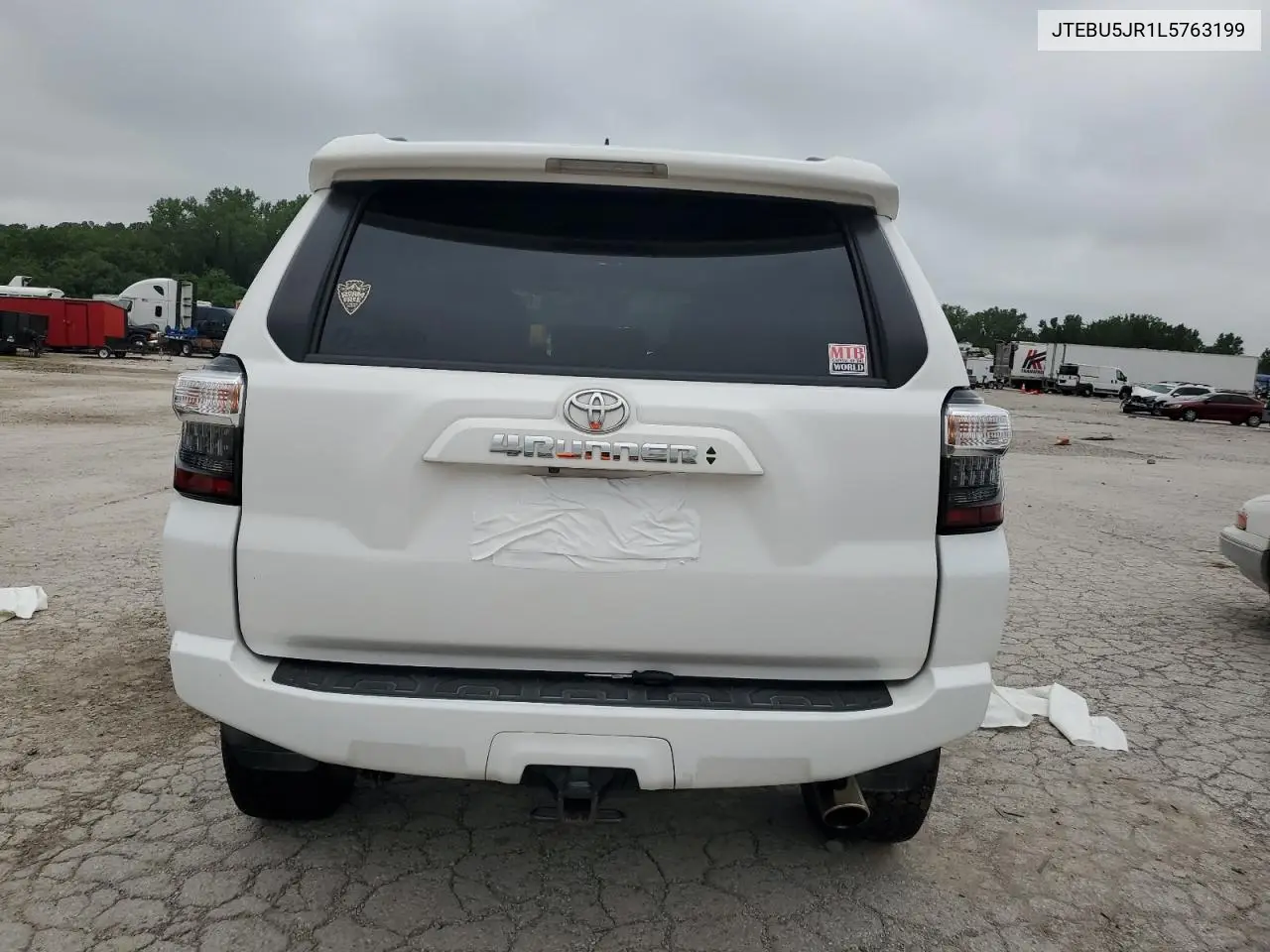 2020 Toyota 4Runner Sr5/Sr5 Premium VIN: JTEBU5JR1L5763199 Lot: 65440185