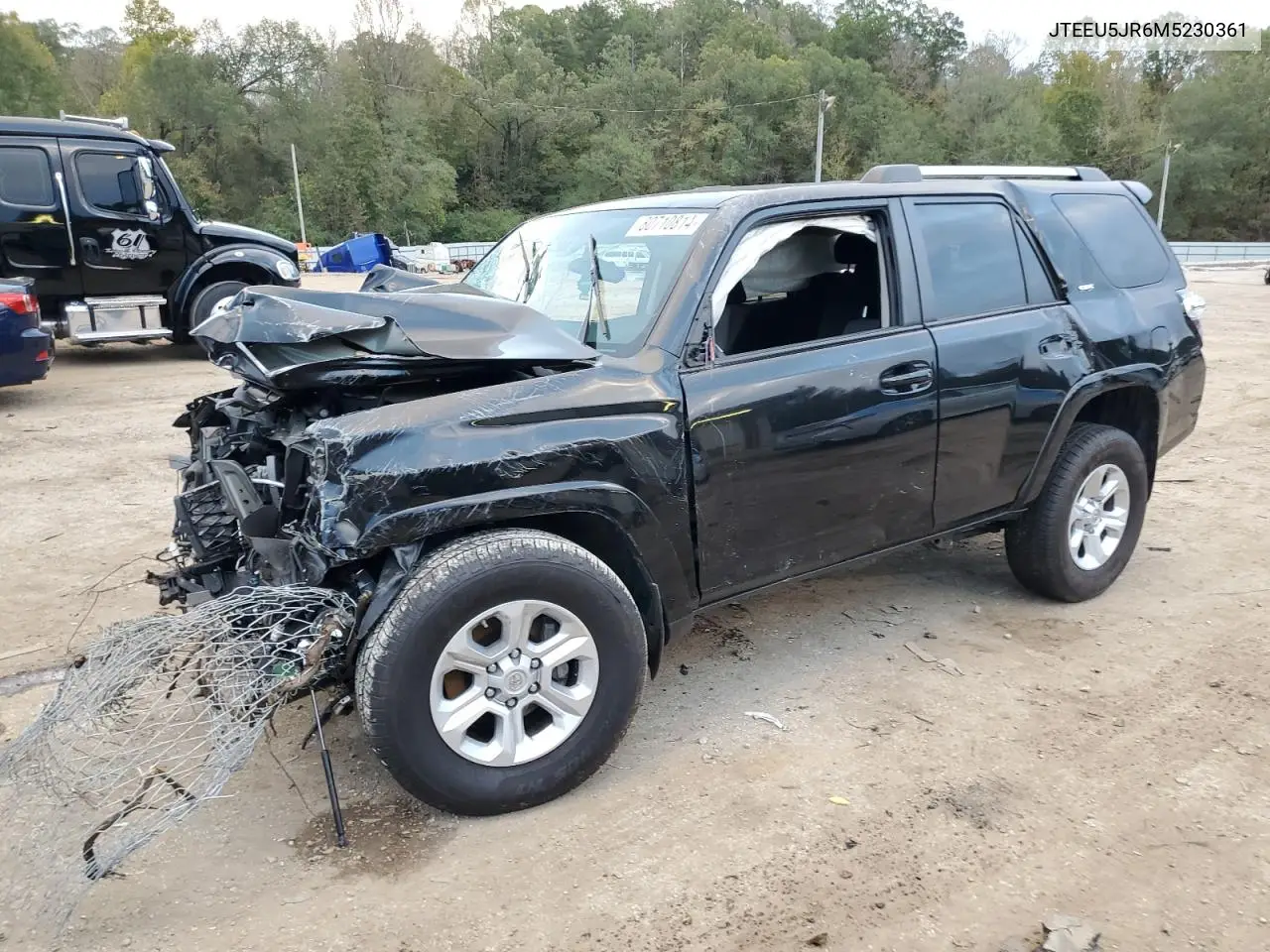 2021 Toyota 4Runner Sr5 VIN: JTEEU5JR6M5230361 Lot: 51536685