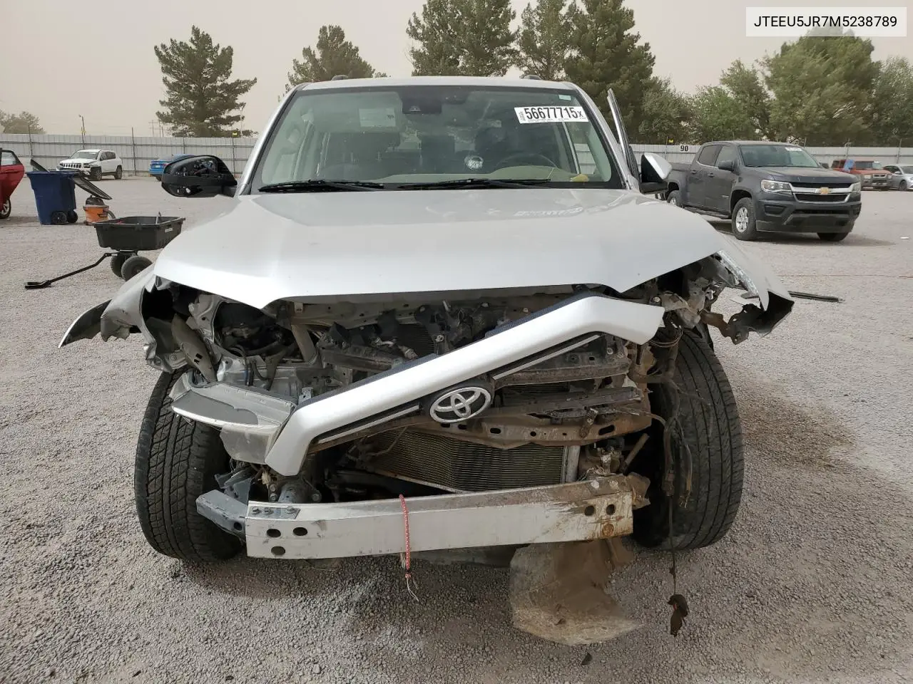 2021 Toyota 4Runner Sr5 VIN: JTEEU5JR7M5238789 Lot: 56677715