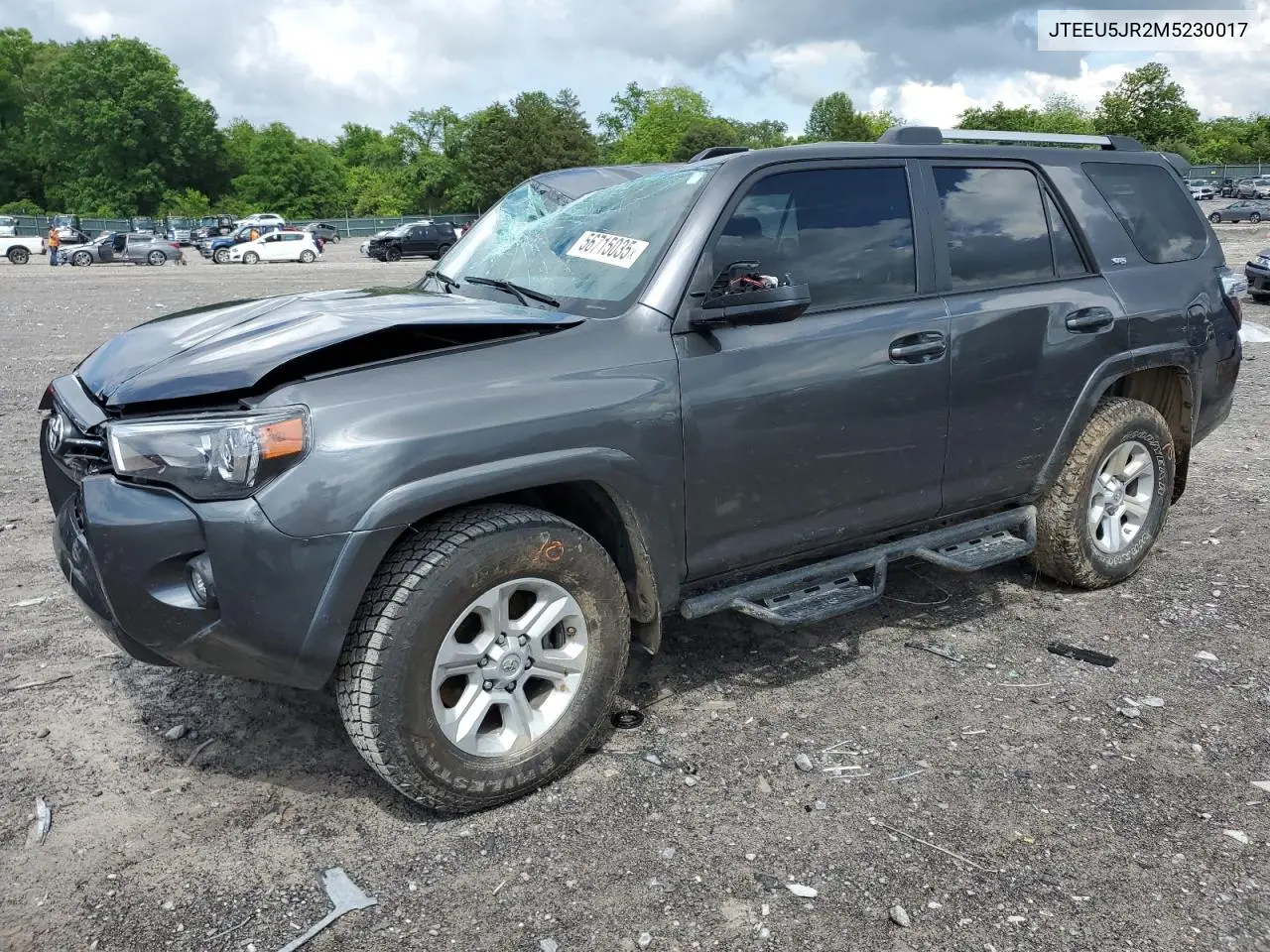 2021 Toyota 4Runner Sr5 VIN: JTEEU5JR2M5230017 Lot: 56715035