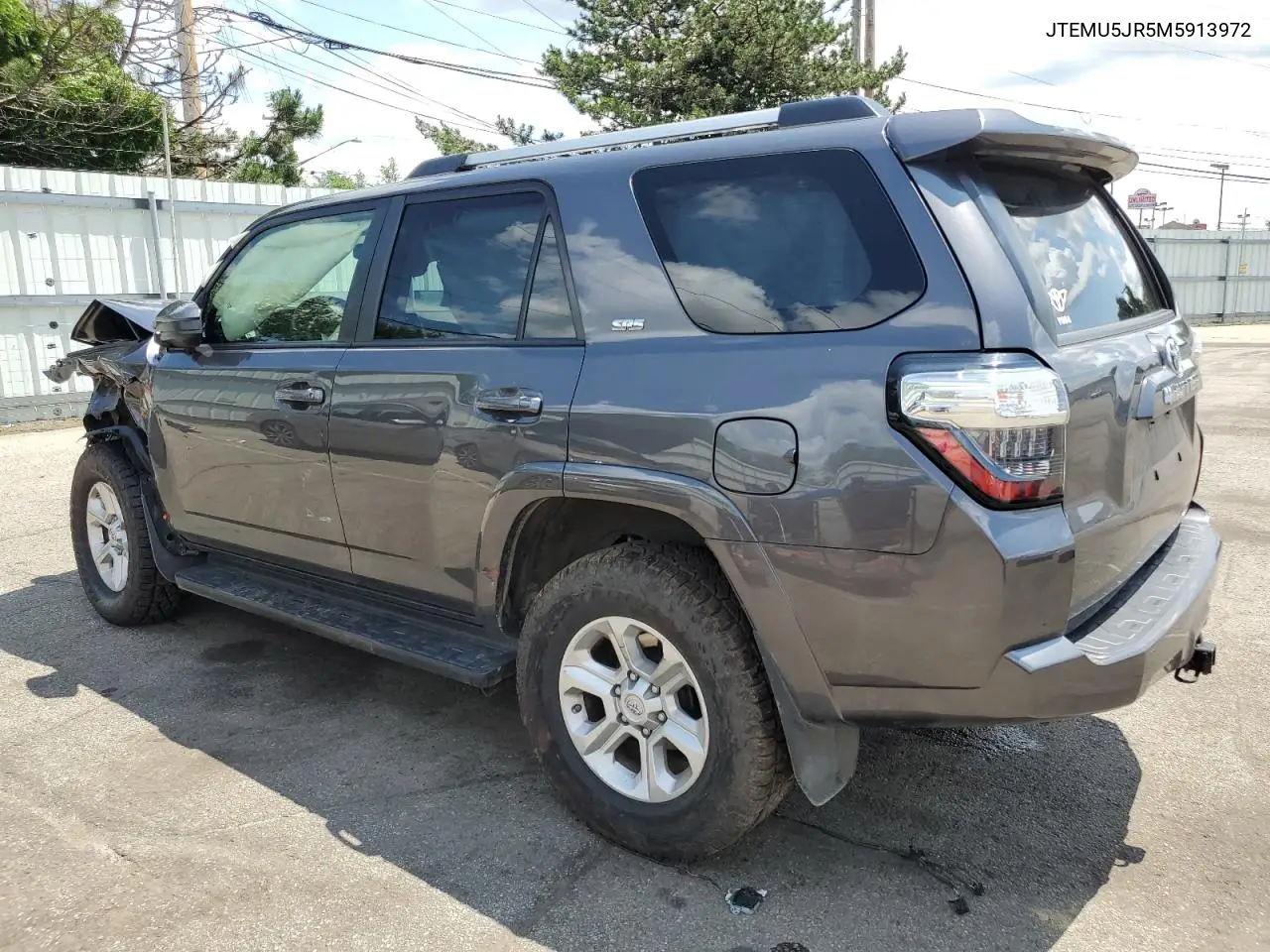 2021 Toyota 4Runner Sr5/Sr5 Premium VIN: JTEMU5JR5M5913972 Lot: 61627955