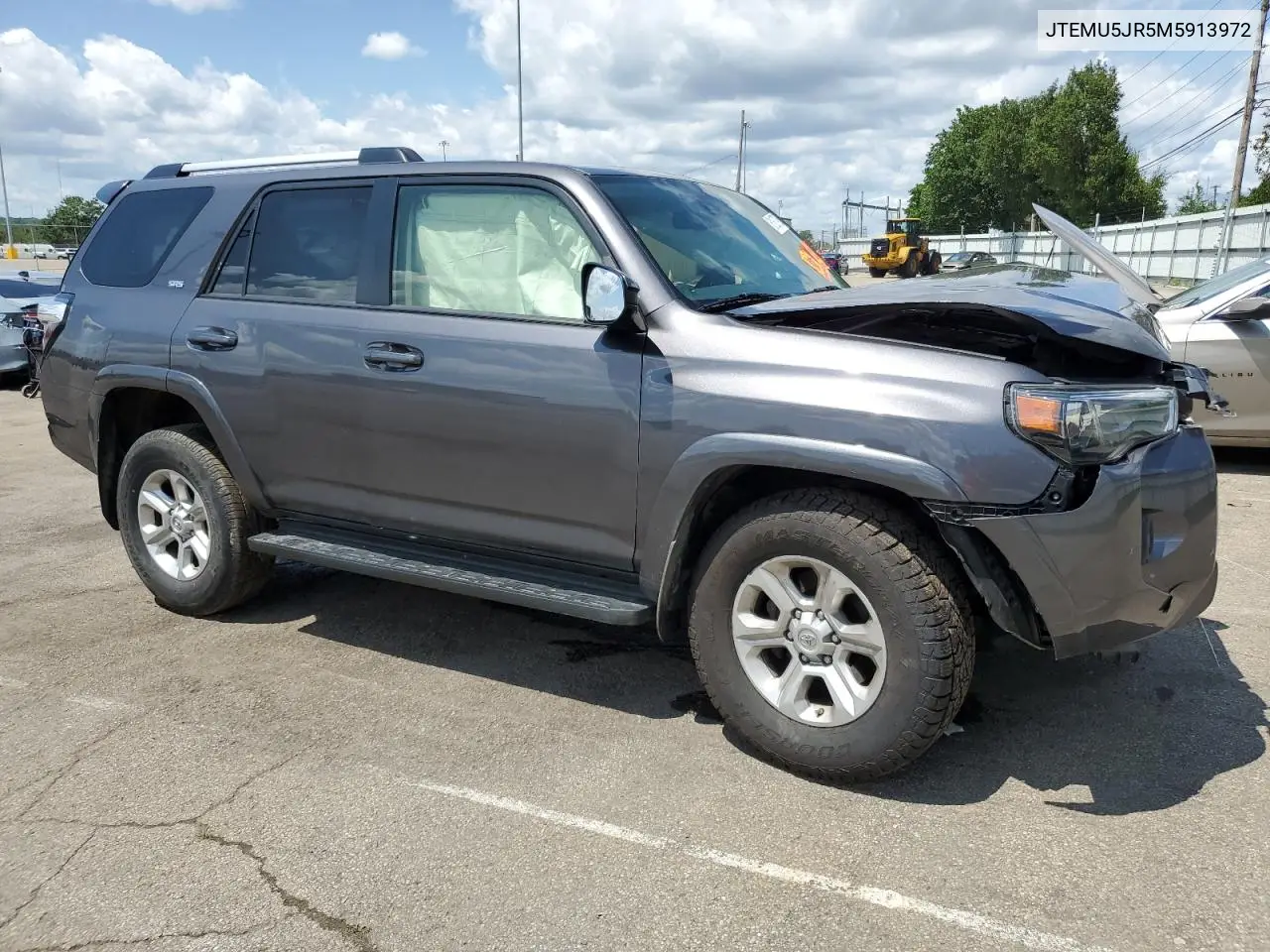 2021 Toyota 4Runner Sr5/Sr5 Premium VIN: JTEMU5JR5M5913972 Lot: 61627955