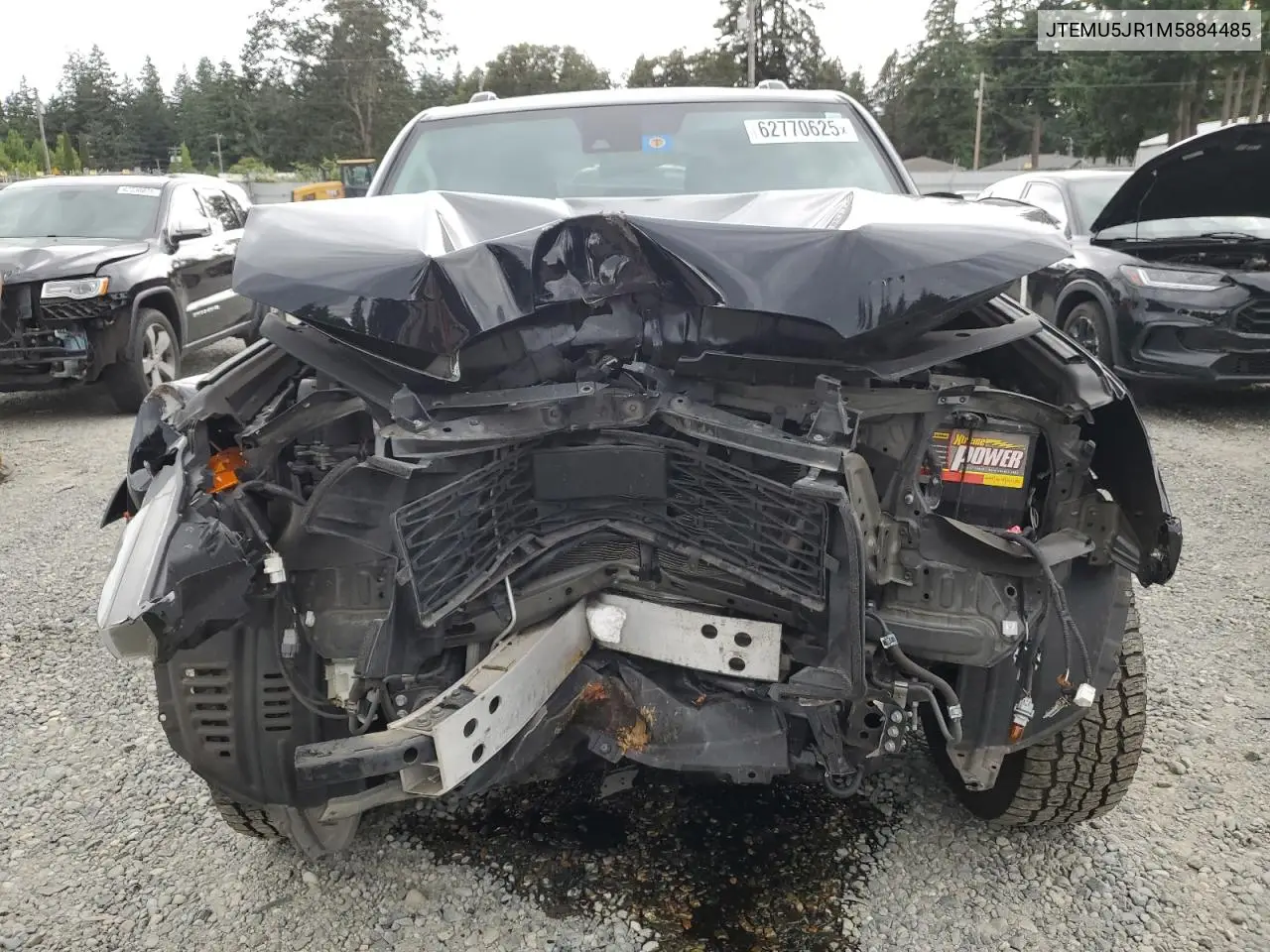 2021 Toyota 4Runner Sr5/Sr5 Premium VIN: JTEMU5JR1M5884485 Lot: 62770625