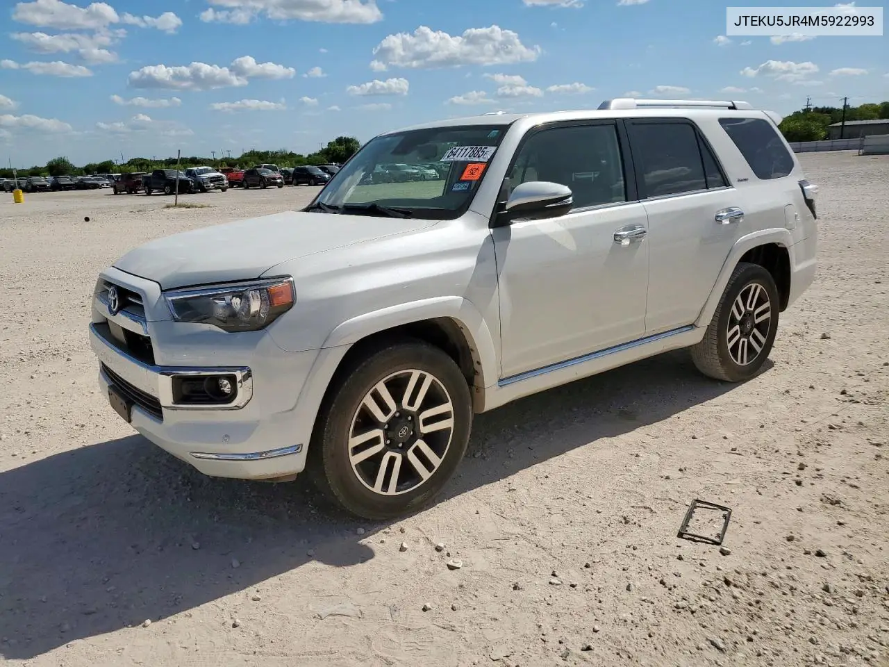 2021 Toyota 4Runner Trail VIN: JTEKU5JR4M5922993 Lot: 64117885