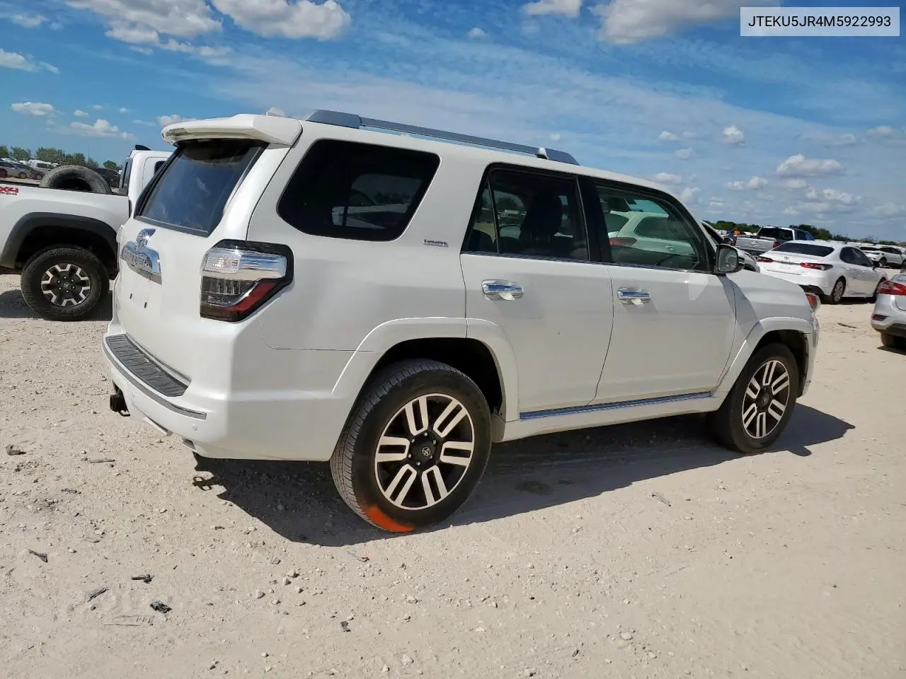 2021 Toyota 4Runner Trail VIN: JTEKU5JR4M5922993 Lot: 64117885