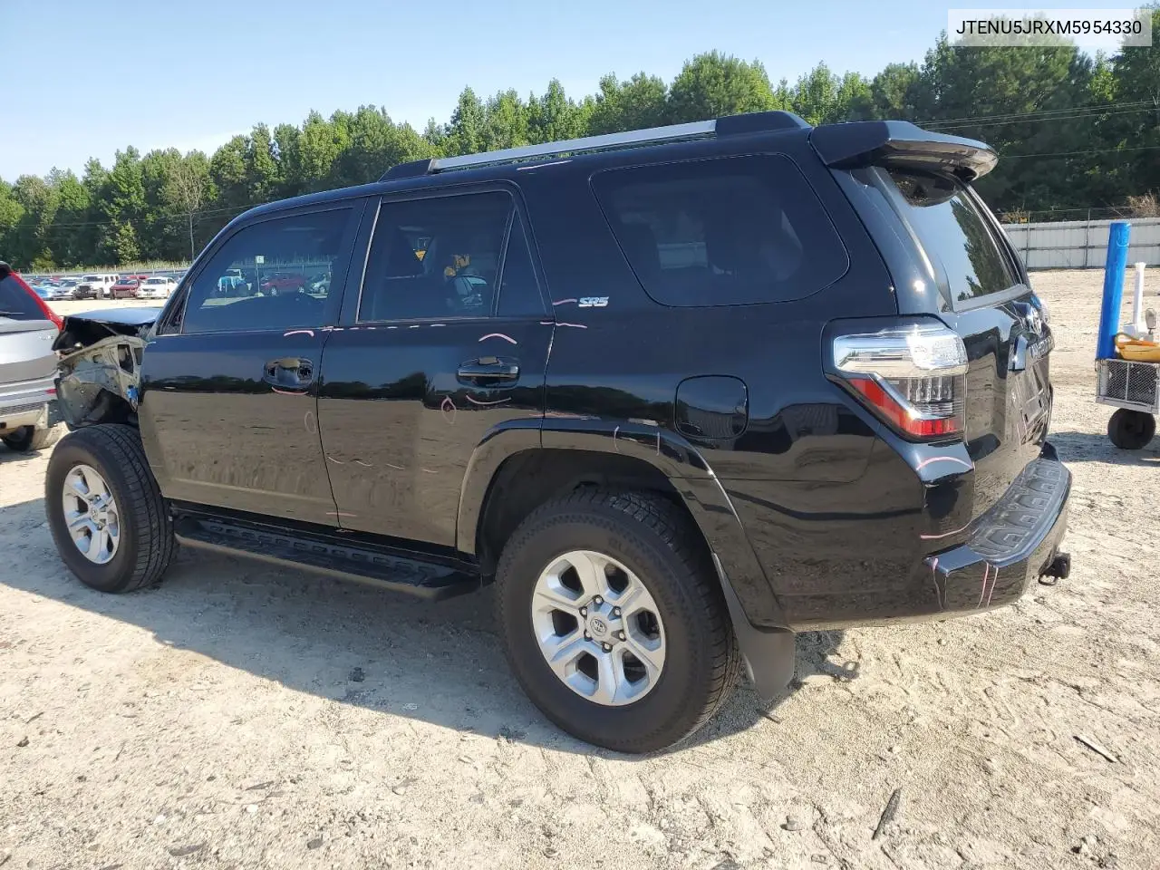 2021 Toyota 4Runner Sr5/Sr5 Premium VIN: JTENU5JRXM5954330 Lot: 64553635