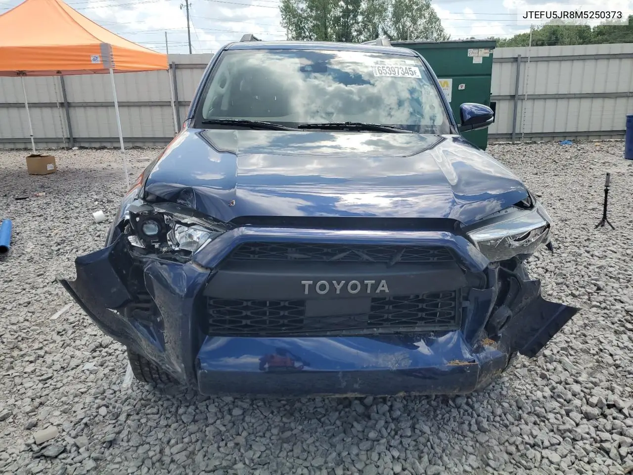 2021 Toyota 4Runner Sr5 VIN: JTEFU5JR8M5250373 Lot: 65397345