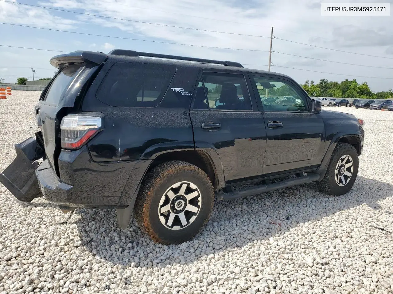 2021 Toyota 4Runner Sr5/Sr5 Premium VIN: JTEPU5JR3M5925471 Lot: 65464885