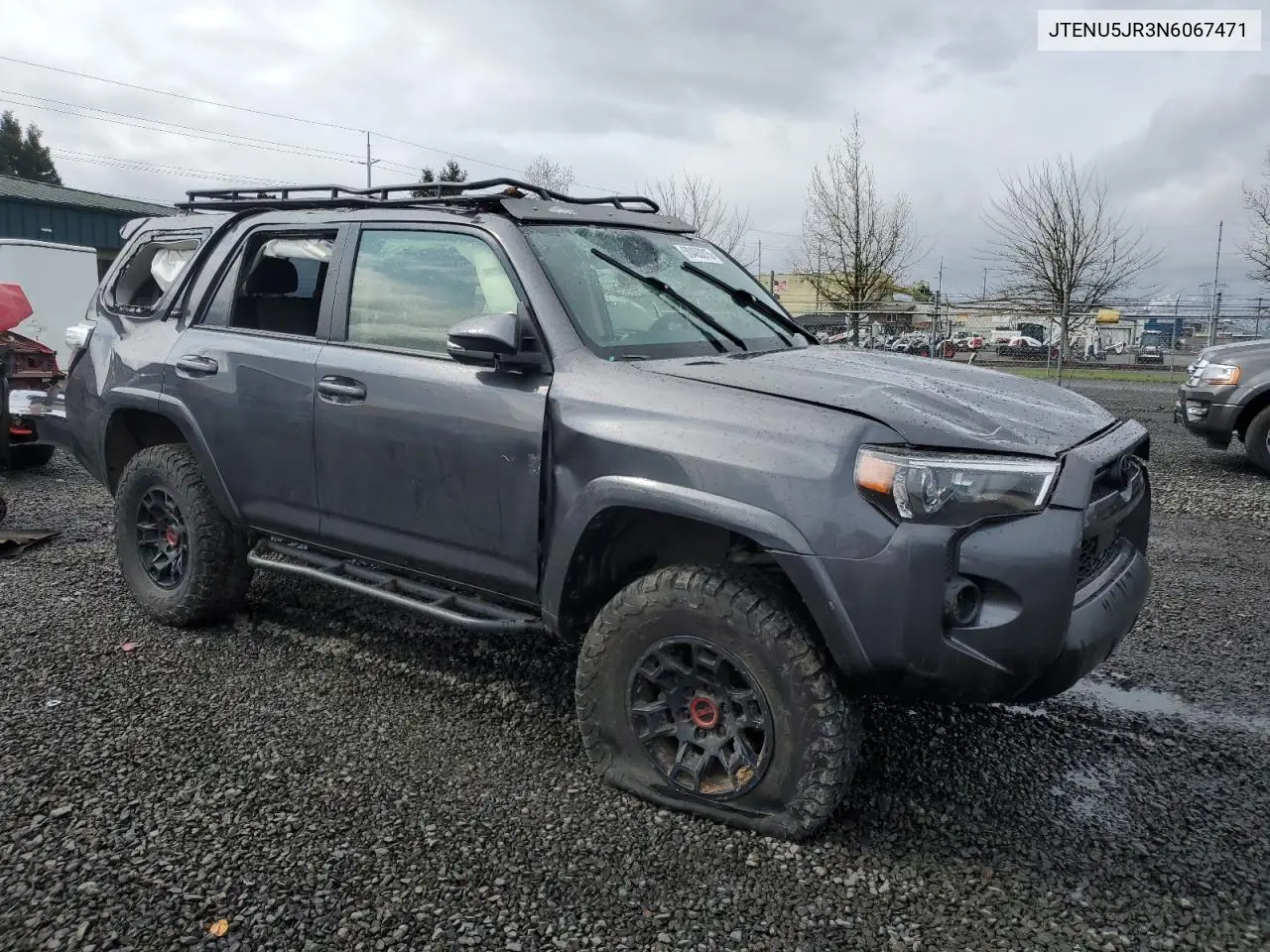 2022 Toyota 4Runner Sr5/Sr5 Premium VIN: JTENU5JR3N6067471 Lot: 50493315