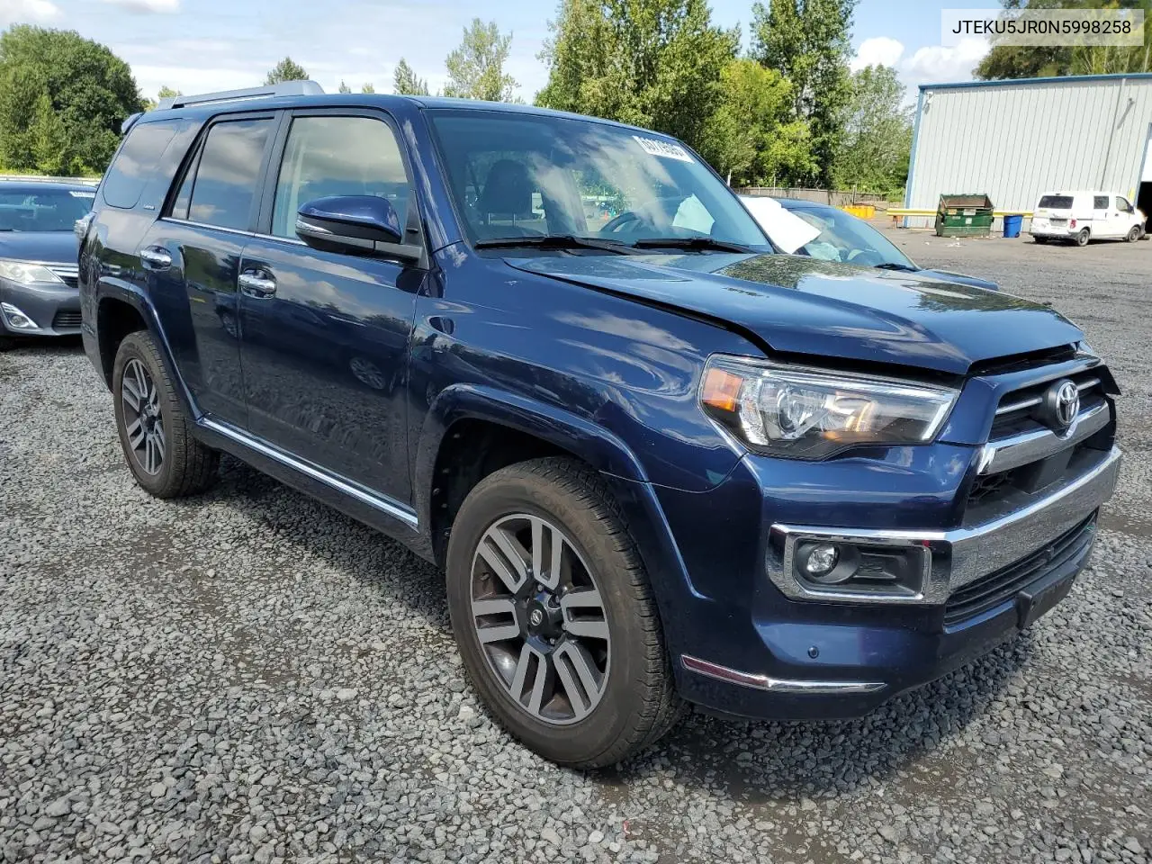 2022 Toyota 4Runner Limited VIN: JTEKU5JR0N5998258 Lot: 65779595