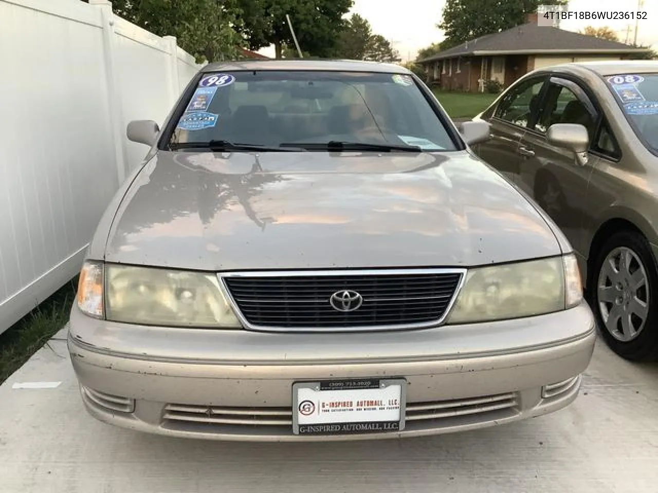 1998 Toyota Avalon Xl VIN: 4T1BF18B6WU236152 Lot: 53704492