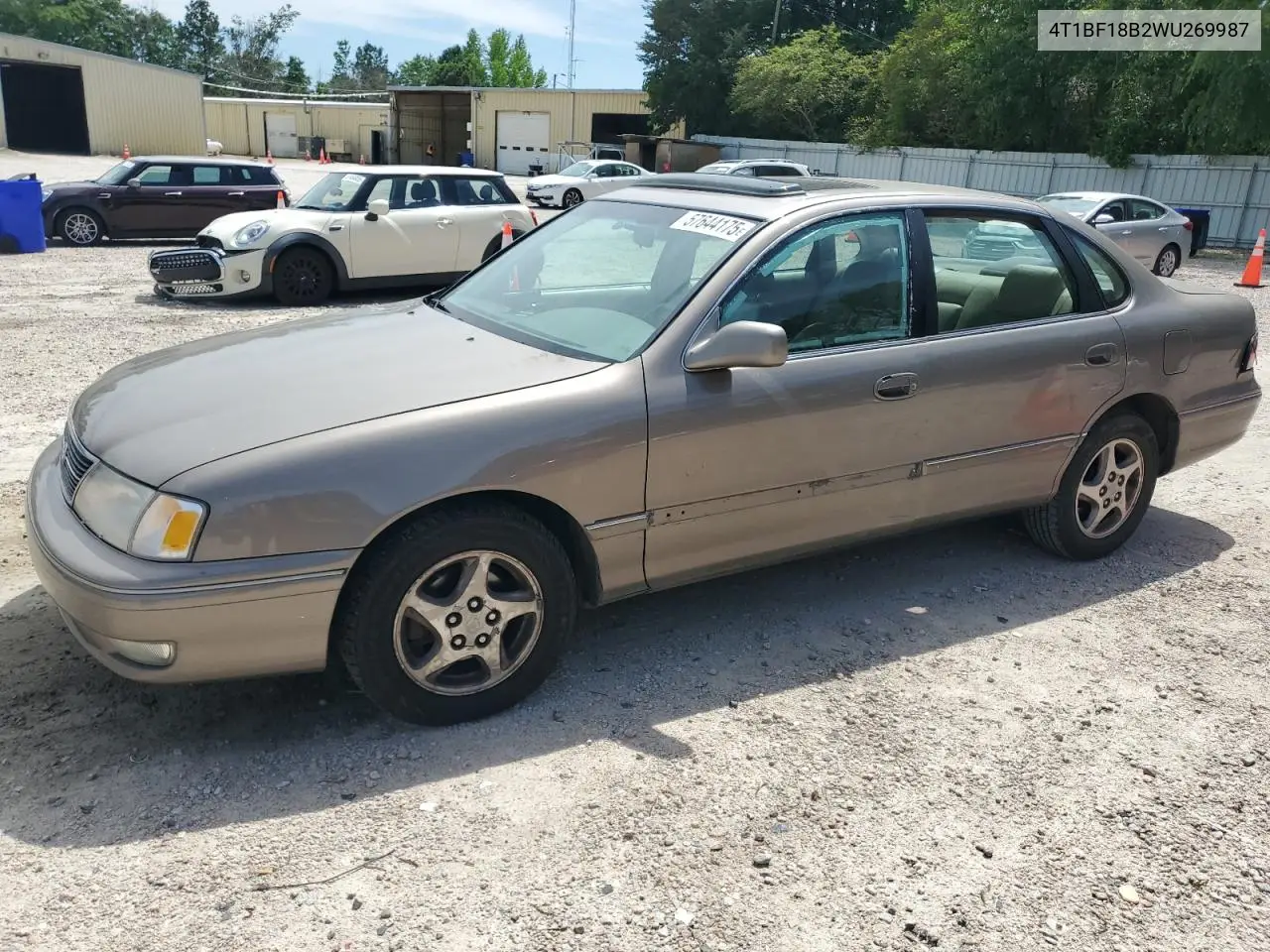 1998 Toyota Avalon Xl VIN: 4T1BF18B2WU269987 Lot: 57644175