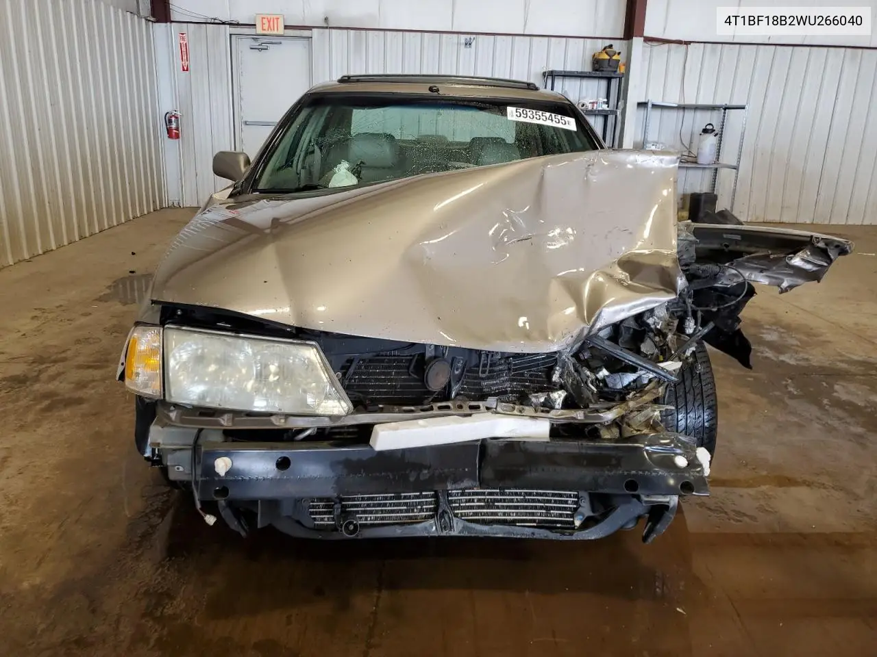 1998 Toyota Avalon Xl VIN: 4T1BF18B2WU266040 Lot: 59355455
