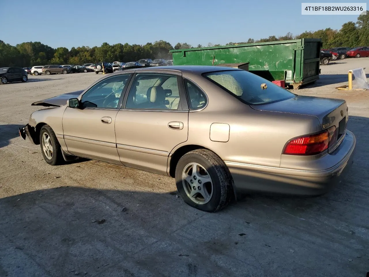 1998 Toyota Avalon Xl VIN: 4T1BF18B2WU263316 Lot: 81807834