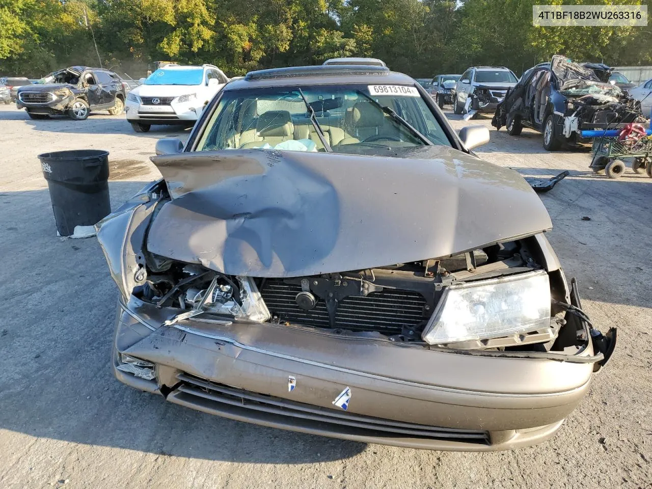 1998 Toyota Avalon Xl VIN: 4T1BF18B2WU263316 Lot: 81807834