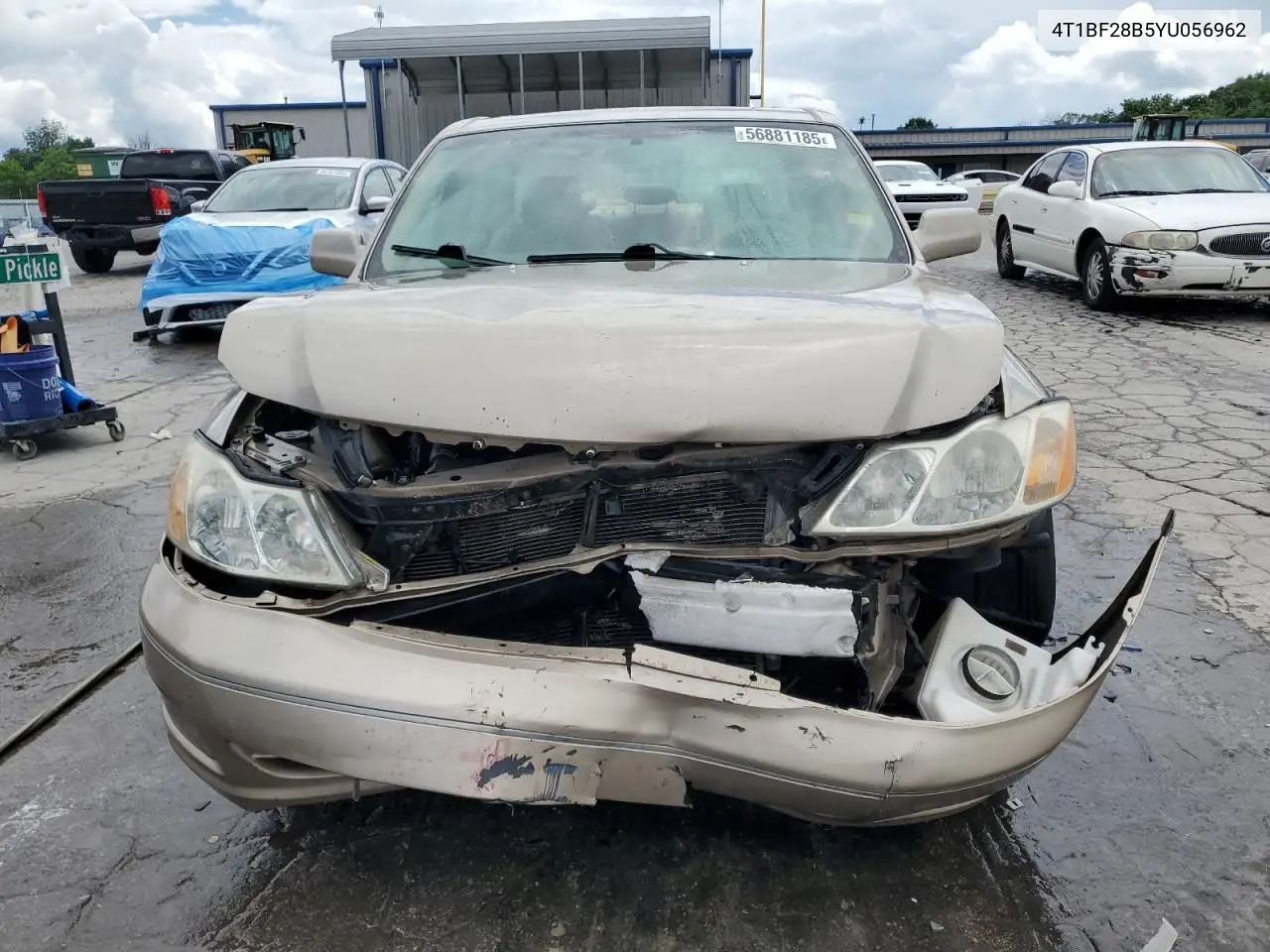 2000 Toyota Avalon Xl VIN: 4T1BF28B5YU056962 Lot: 56881185