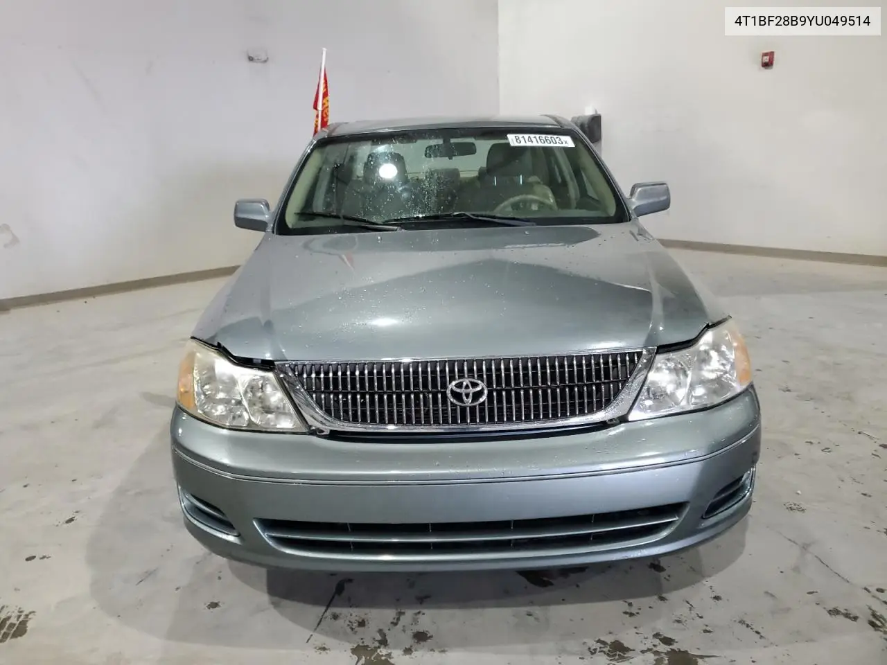 2000 Toyota Avalon Xl VIN: 4T1BF28B9YU049514 Lot: 81416603