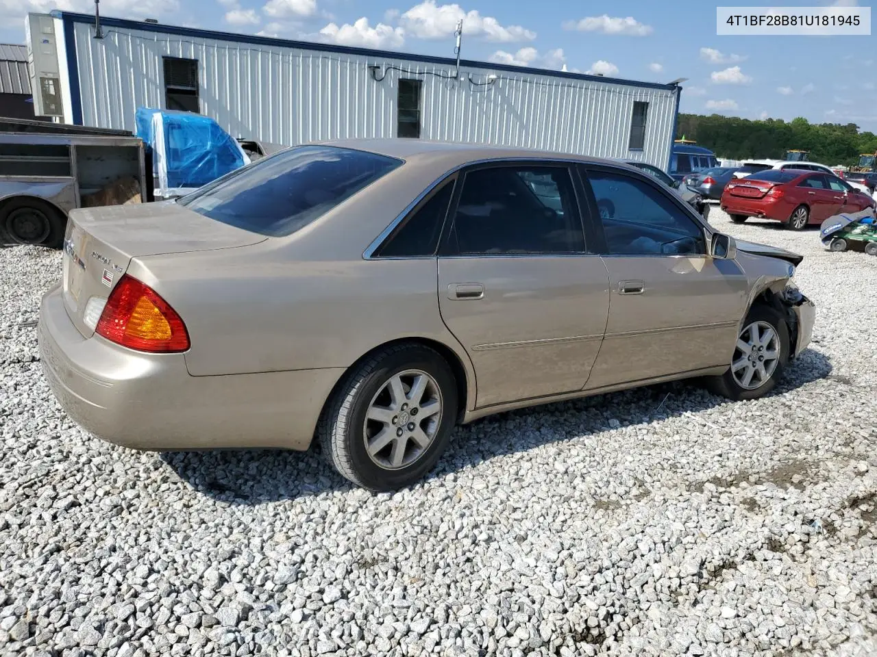 2001 Toyota Avalon Xl VIN: 4T1BF28B81U181945 Lot: 55882365