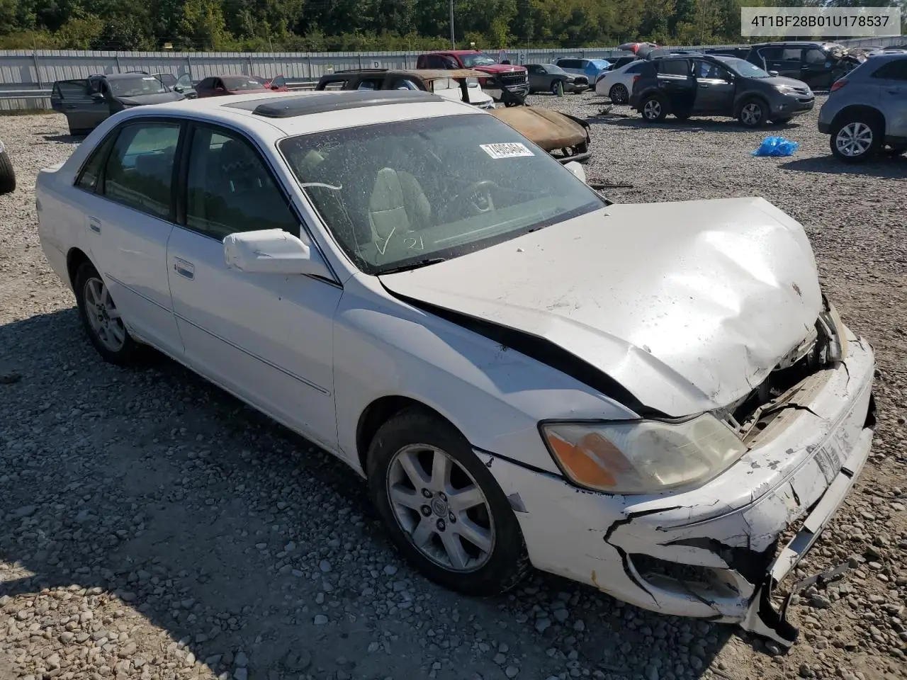 2001 Toyota Avalon Xl VIN: 4T1BF28B01U178537 Lot: 74905464