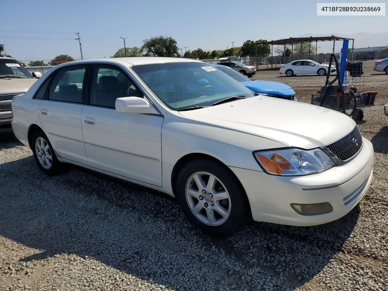 2002 Toyota Avalon Xl VIN: 4T1BF28B92U238669 Lot: 56255395