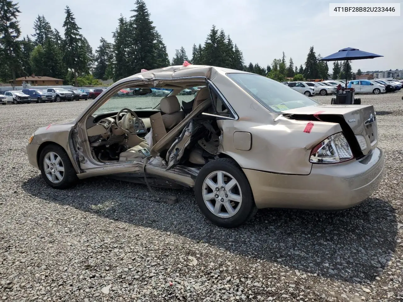 2002 Toyota Avalon Xl VIN: 4T1BF28B82U233446 Lot: 61077815