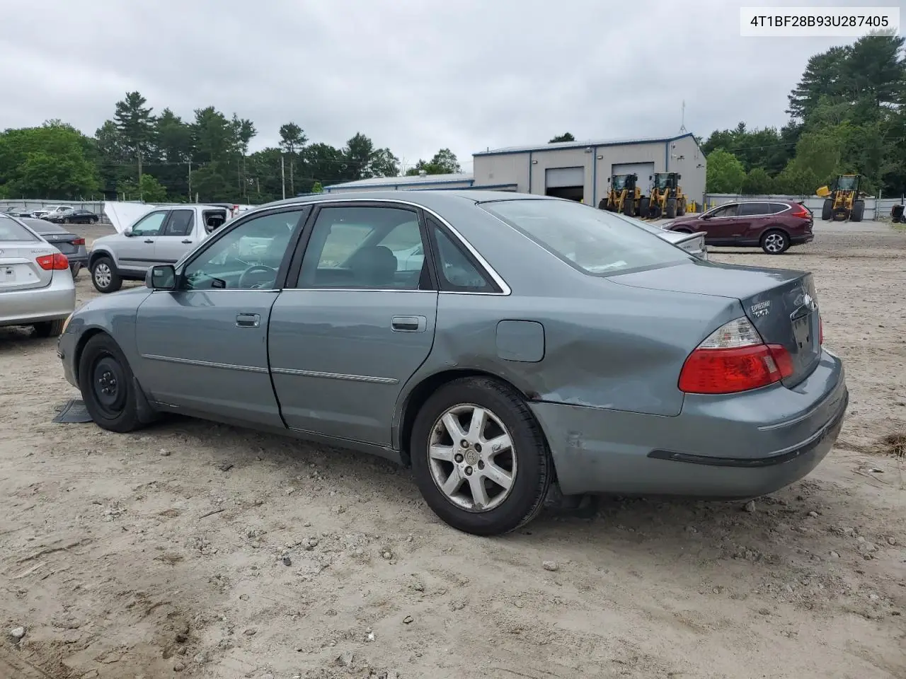 2003 Toyota Avalon Xl VIN: 4T1BF28B93U287405 Lot: 61432335