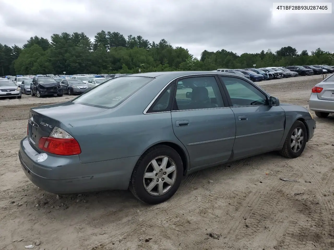 2003 Toyota Avalon Xl VIN: 4T1BF28B93U287405 Lot: 61432335