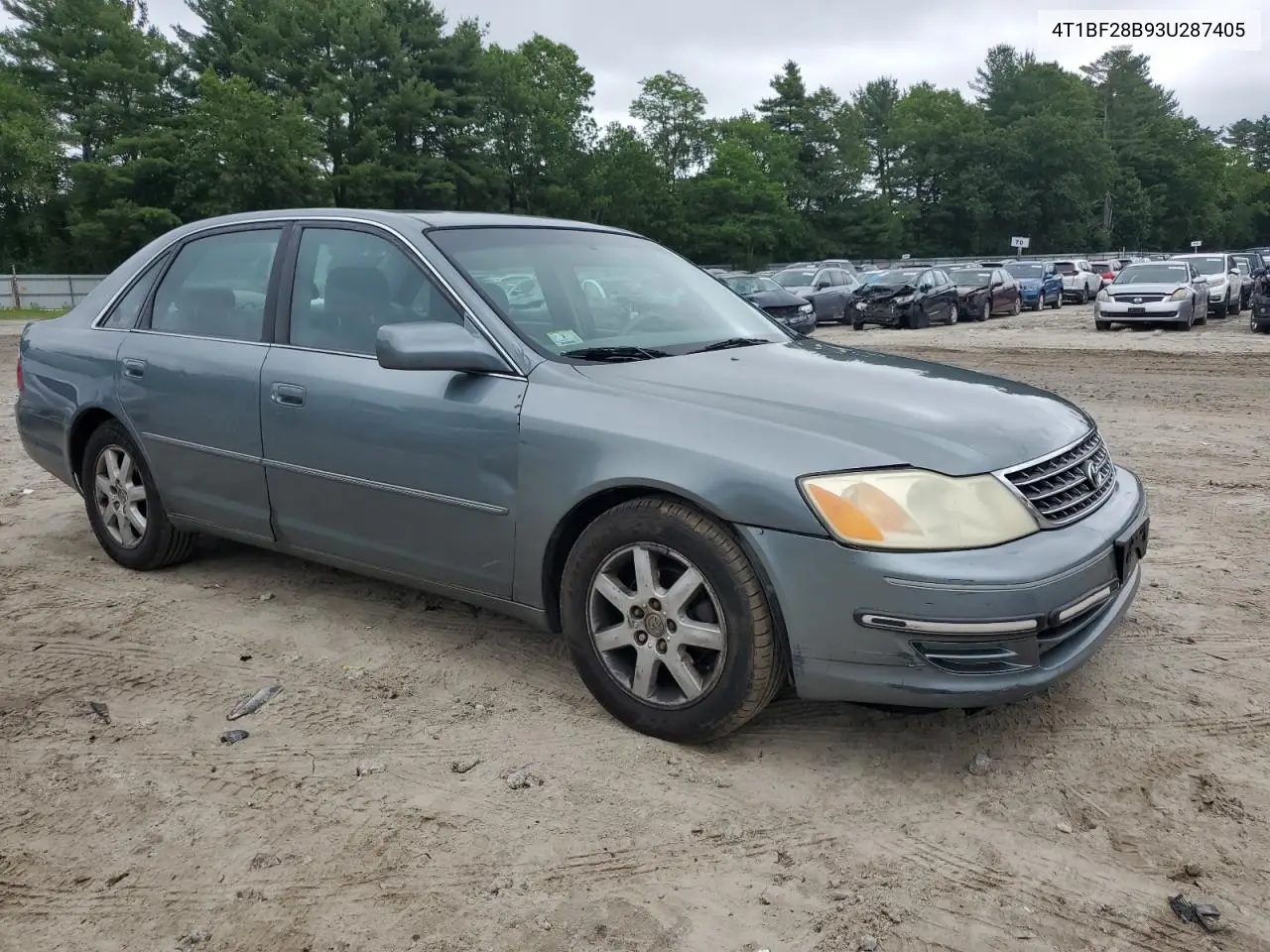 2003 Toyota Avalon Xl VIN: 4T1BF28B93U287405 Lot: 61432335