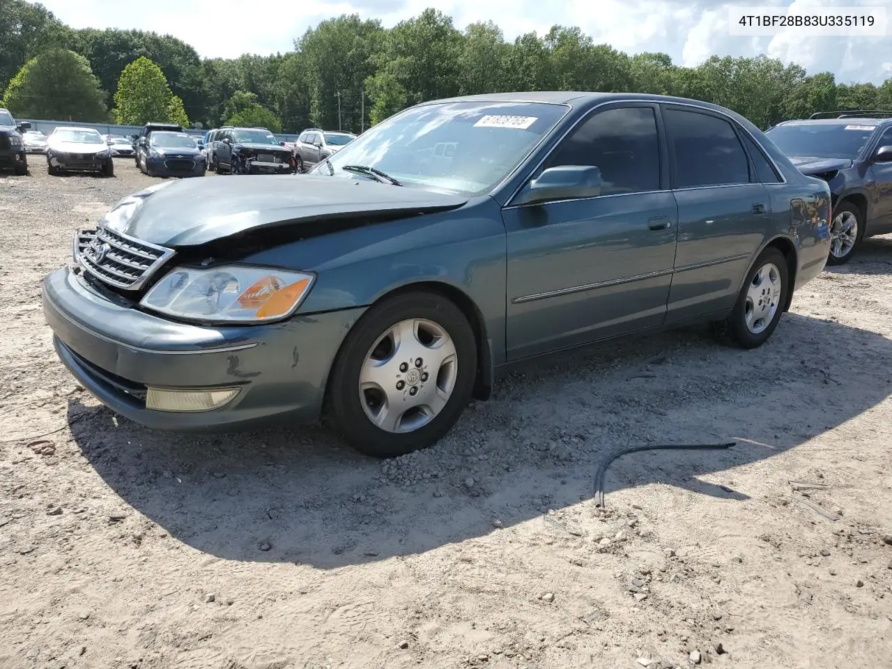 2003 Toyota Avalon Xl VIN: 4T1BF28B83U335119 Lot: 61828765