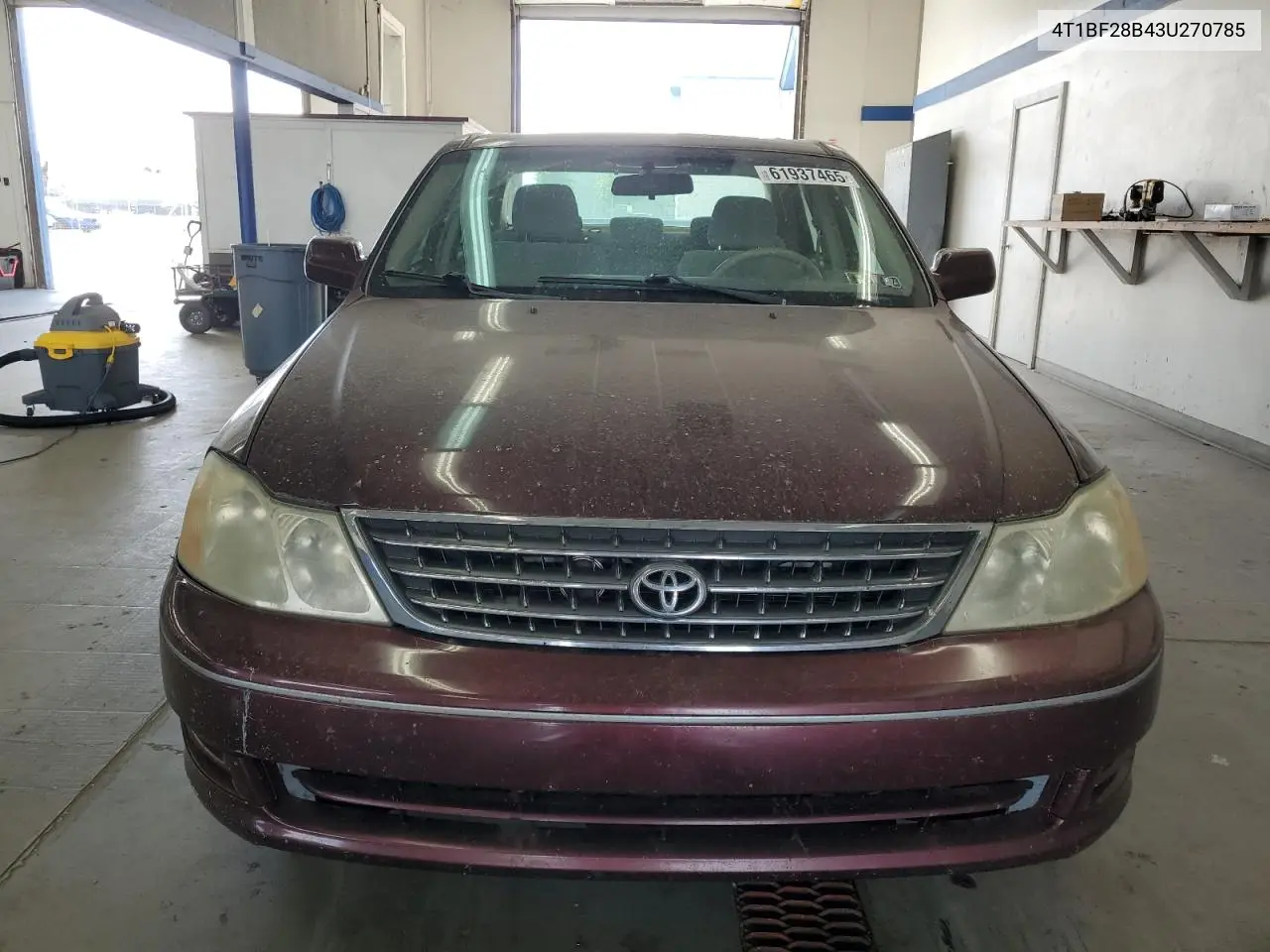 2003 Toyota Avalon Xl VIN: 4T1BF28B43U270785 Lot: 61937465