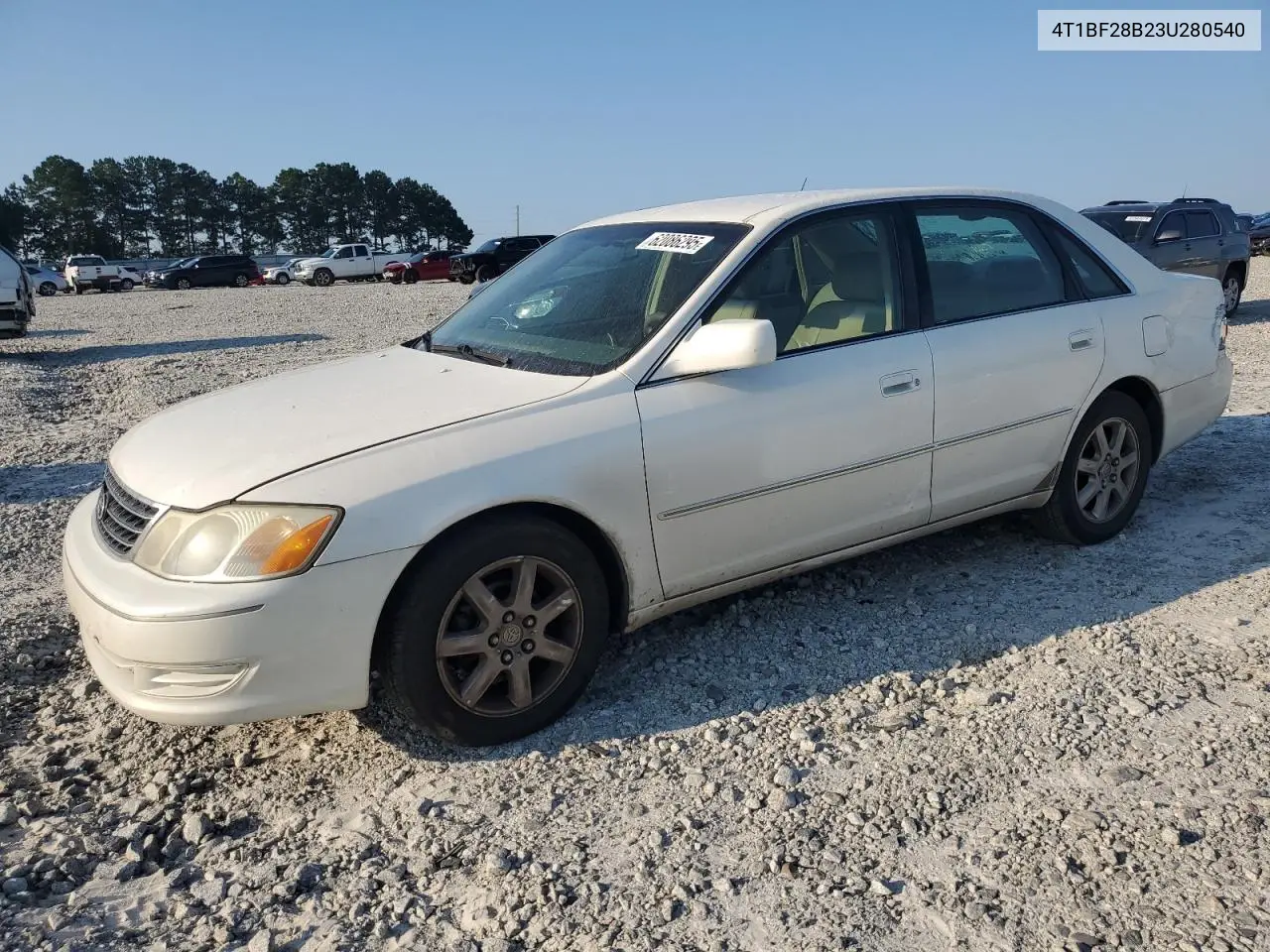2003 Toyota Avalon Xl VIN: 4T1BF28B23U280540 Lot: 62086295