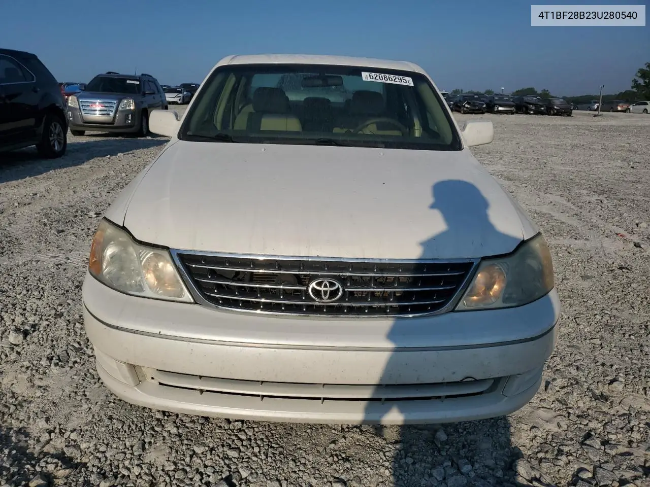 2003 Toyota Avalon Xl VIN: 4T1BF28B23U280540 Lot: 62086295