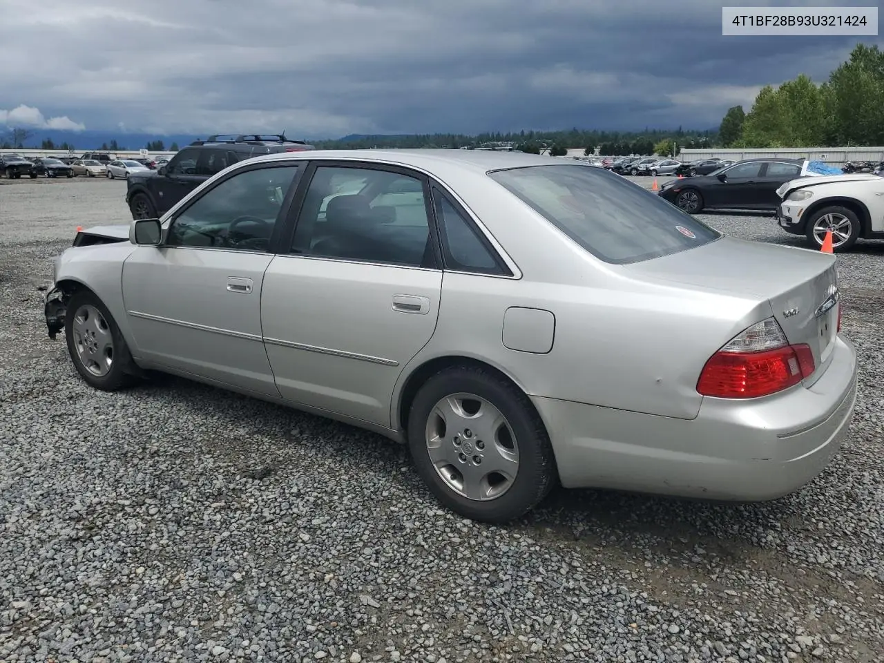 2003 Toyota Avalon Xl VIN: 4T1BF28B93U321424 Lot: 62837295