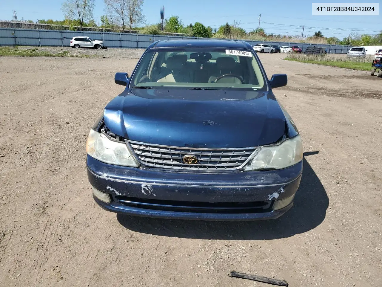 2004 Toyota Avalon Xl VIN: 4T1BF28B84U342024 Lot: 56174985