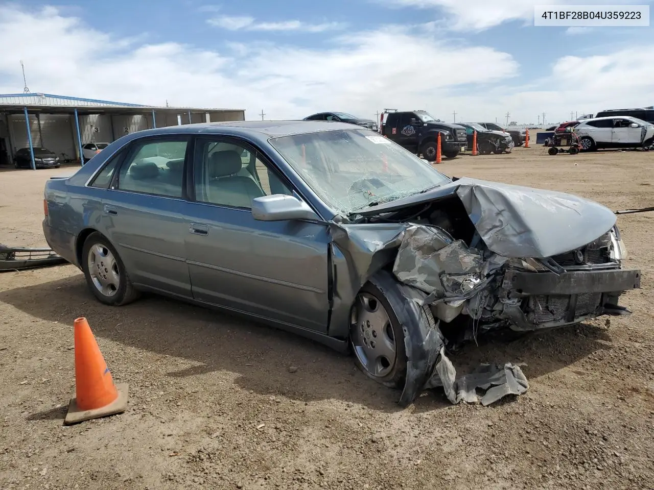 2004 Toyota Avalon Xl VIN: 4T1BF28B04U359223 Lot: 56763605