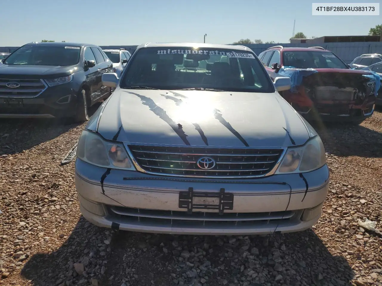 2004 Toyota Avalon Xl VIN: 4T1BF28BX4U383173 Lot: 58170235