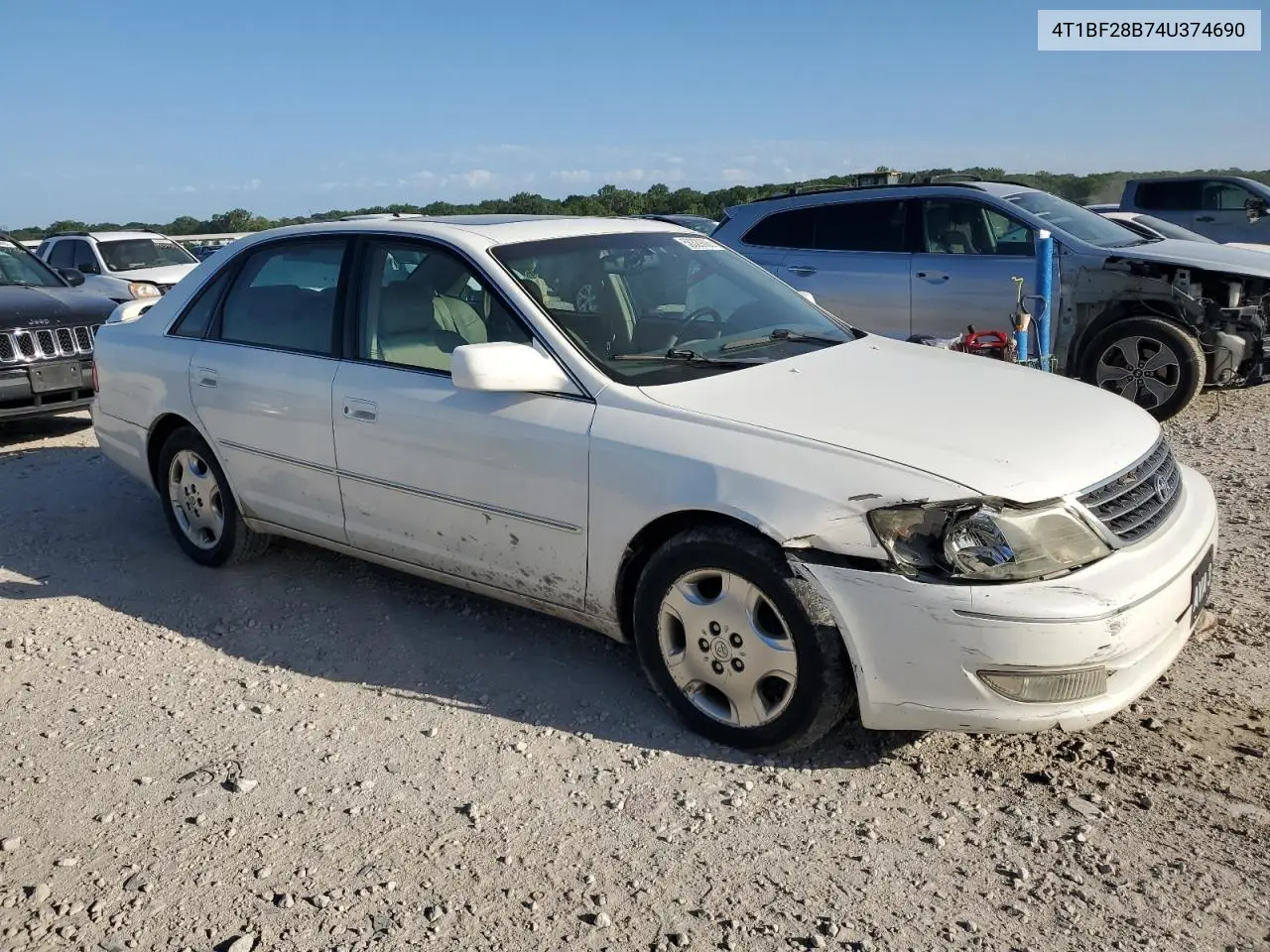2004 Toyota Avalon Xl VIN: 4T1BF28B74U374690 Lot: 58329305