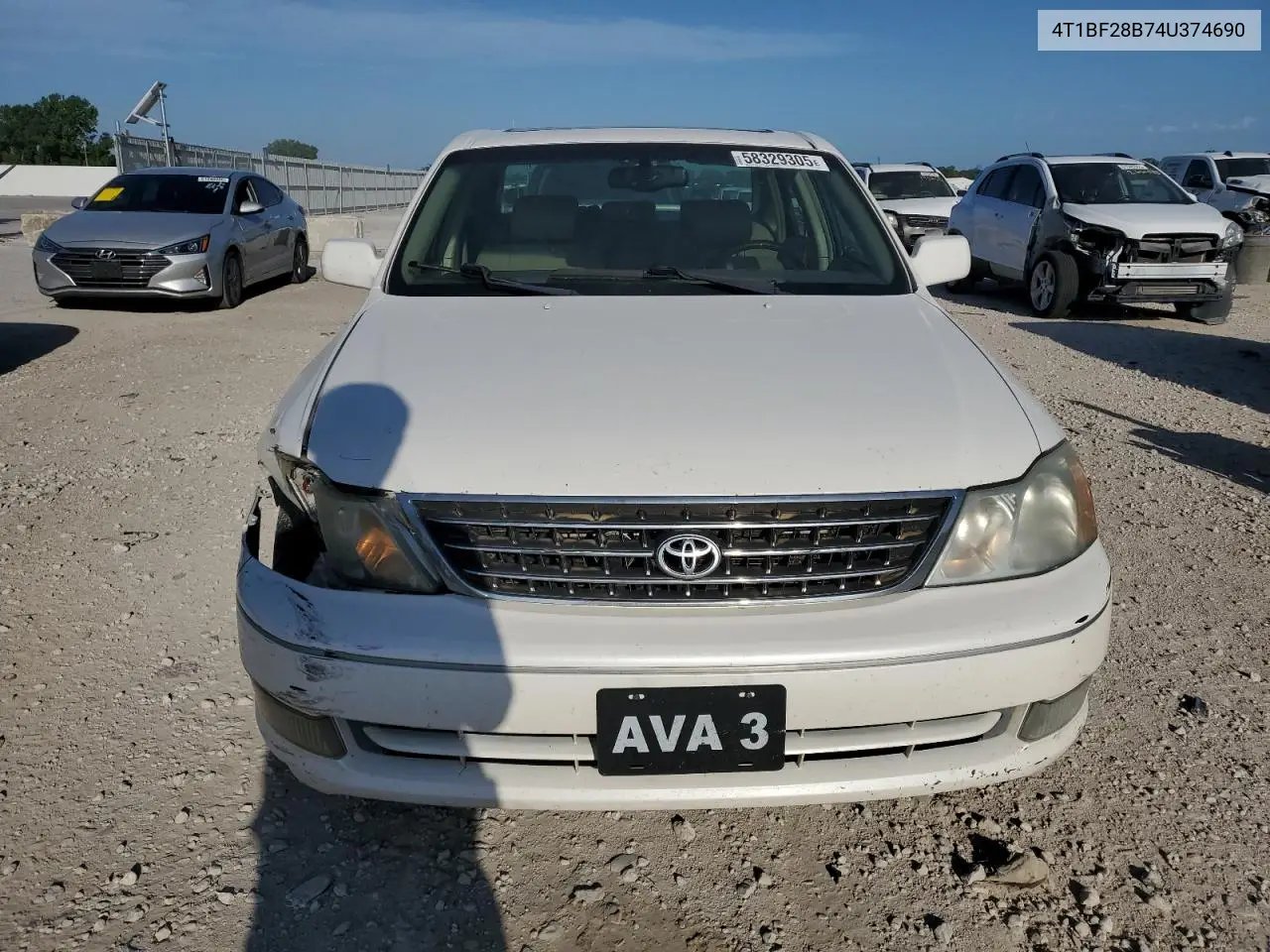 2004 Toyota Avalon Xl VIN: 4T1BF28B74U374690 Lot: 58329305