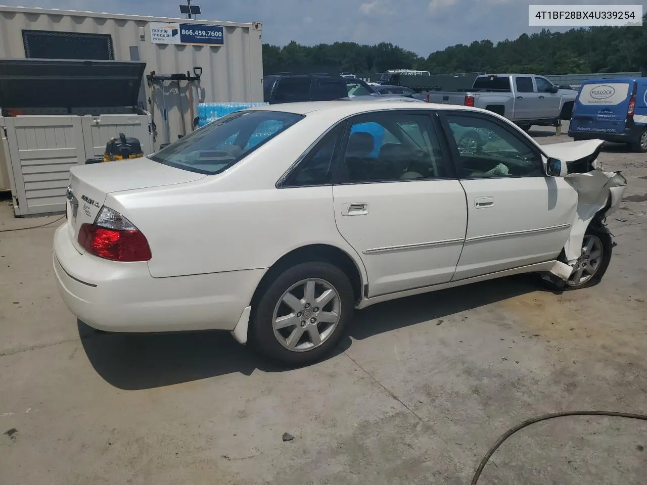 2004 Toyota Avalon Xl VIN: 4T1BF28BX4U339254 Lot: 62015215