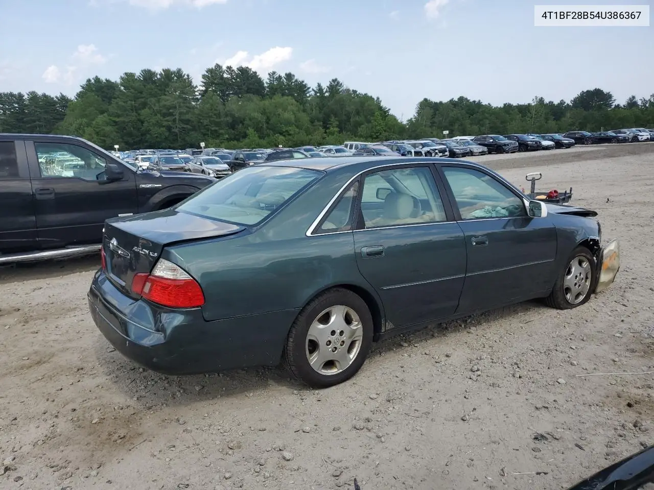 2004 Toyota Avalon Xl VIN: 4T1BF28B54U386367 Lot: 62122385