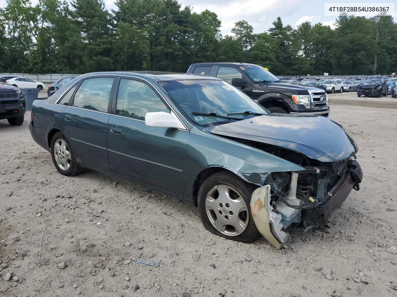 2004 Toyota Avalon Xl VIN: 4T1BF28B54U386367 Lot: 62122385