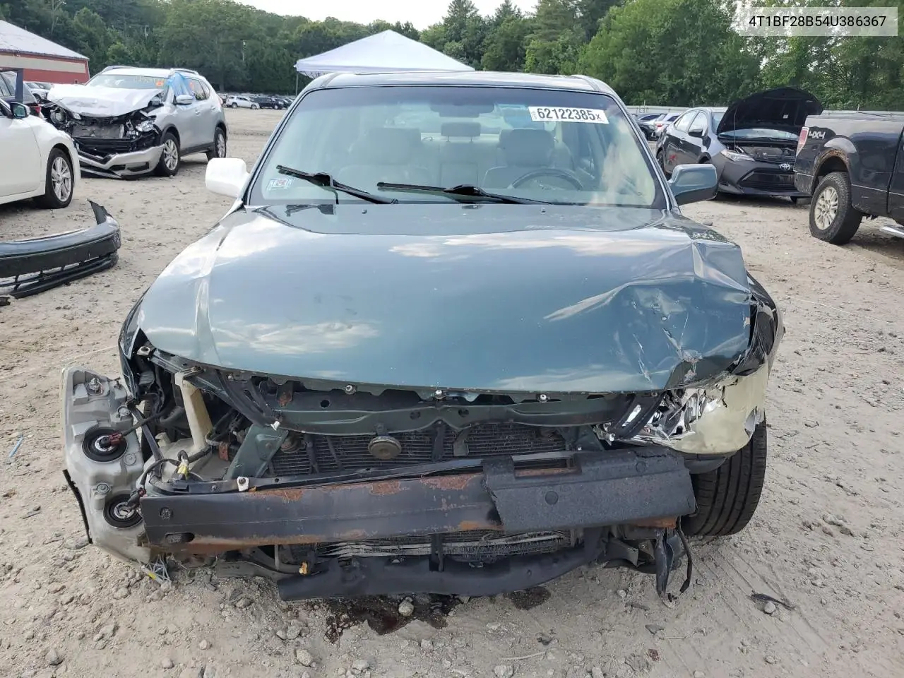 2004 Toyota Avalon Xl VIN: 4T1BF28B54U386367 Lot: 62122385