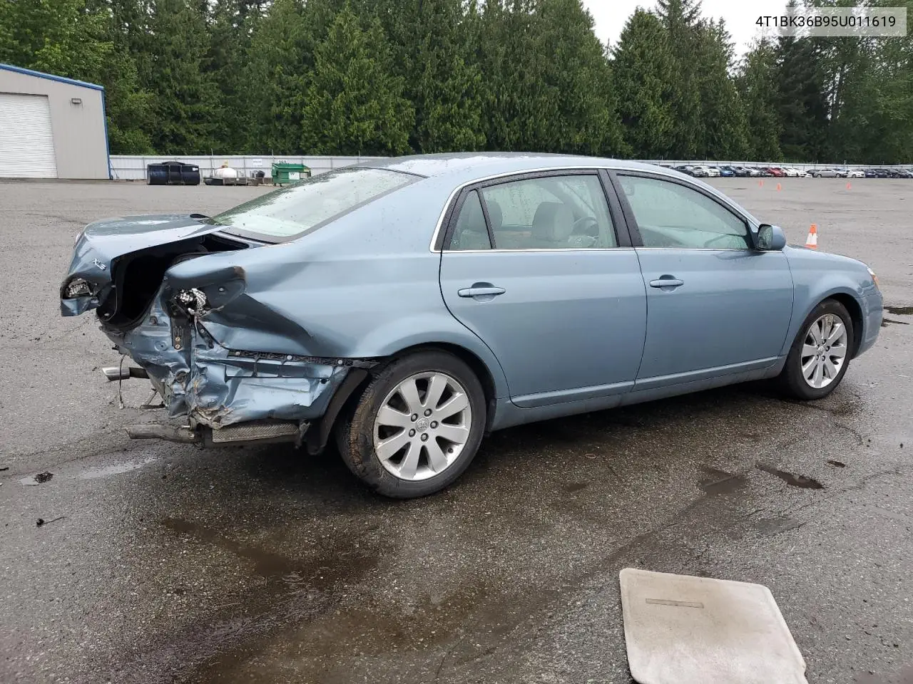 2005 Toyota Avalon Xl VIN: 4T1BK36B95U011619 Lot: 56926465