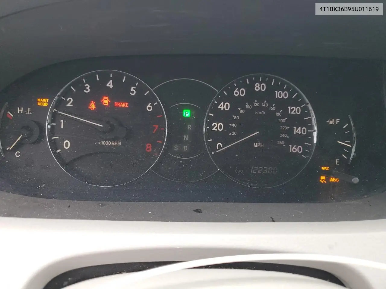 2005 Toyota Avalon Xl VIN: 4T1BK36B95U011619 Lot: 56926465