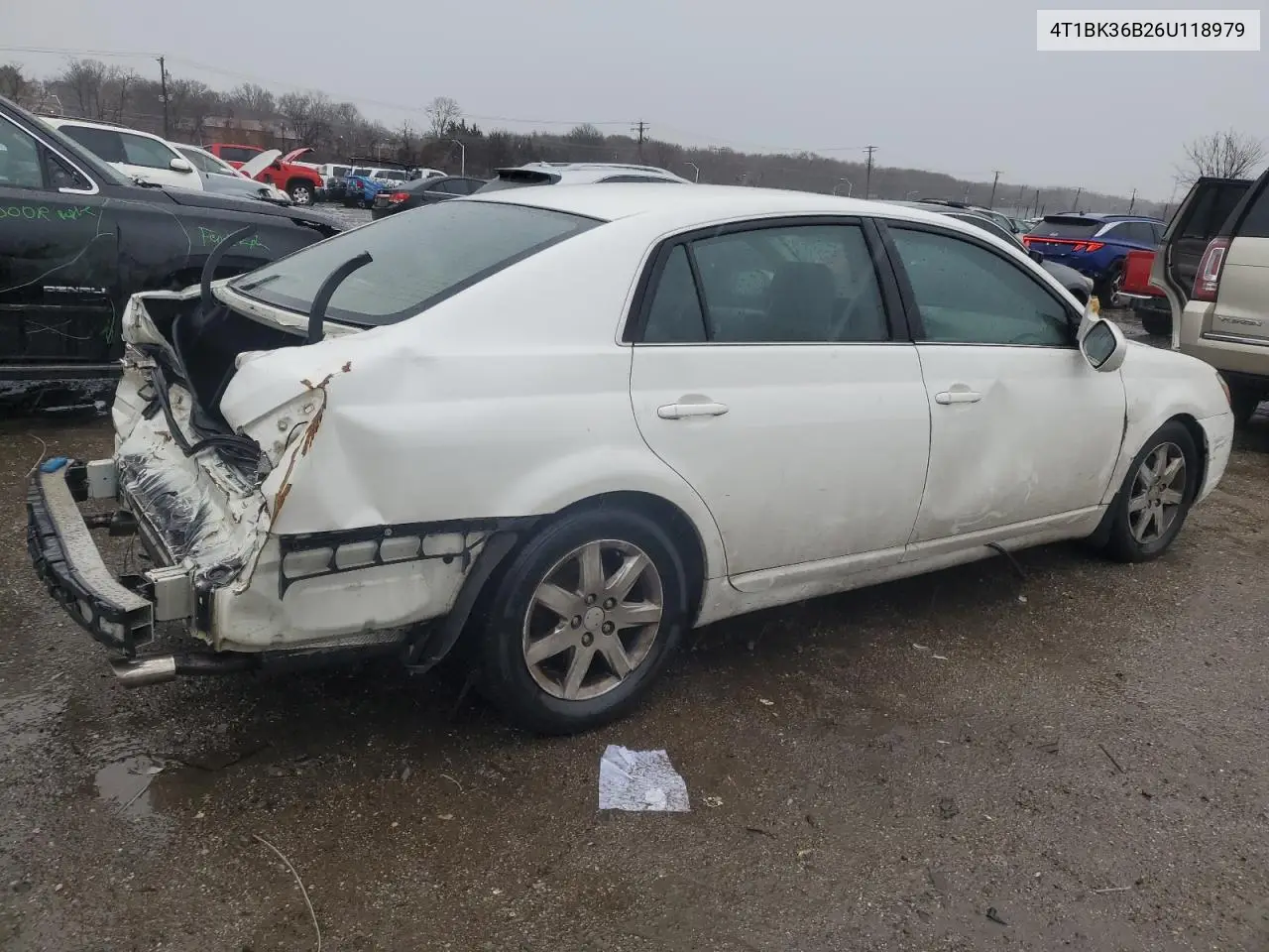 2006 Toyota Avalon Xl VIN: 4T1BK36B26U118979 Lot: 47399195